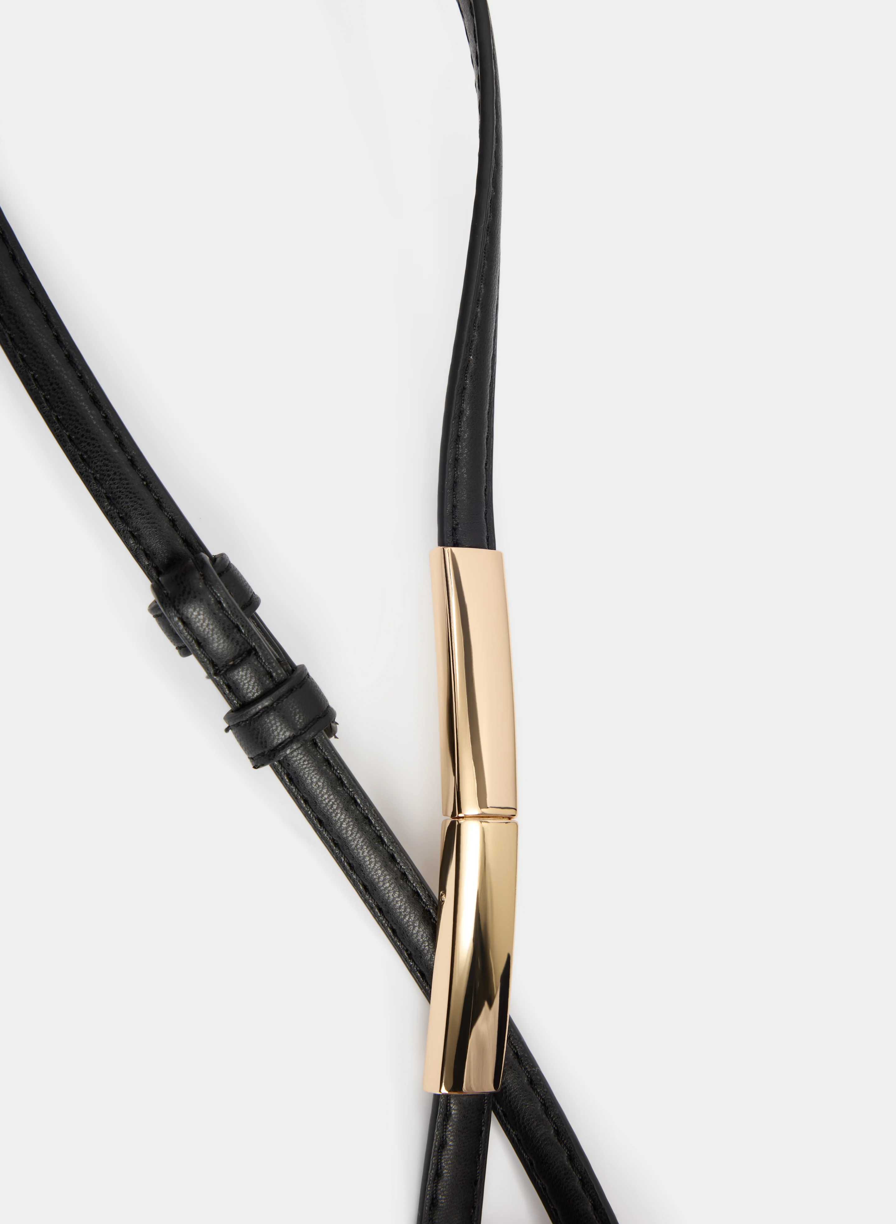 Thin Vegan Leather Belt - Image 2