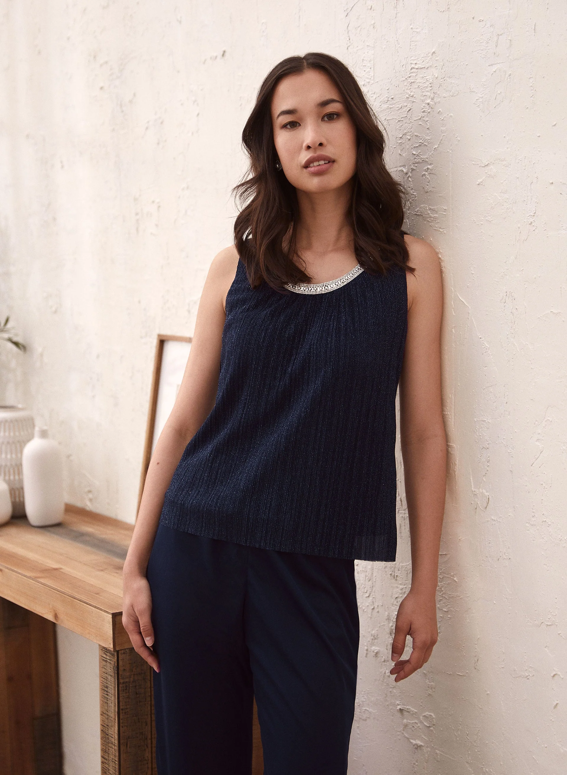 Three-Piece Tank, Jacket & Pants Set - Image 4