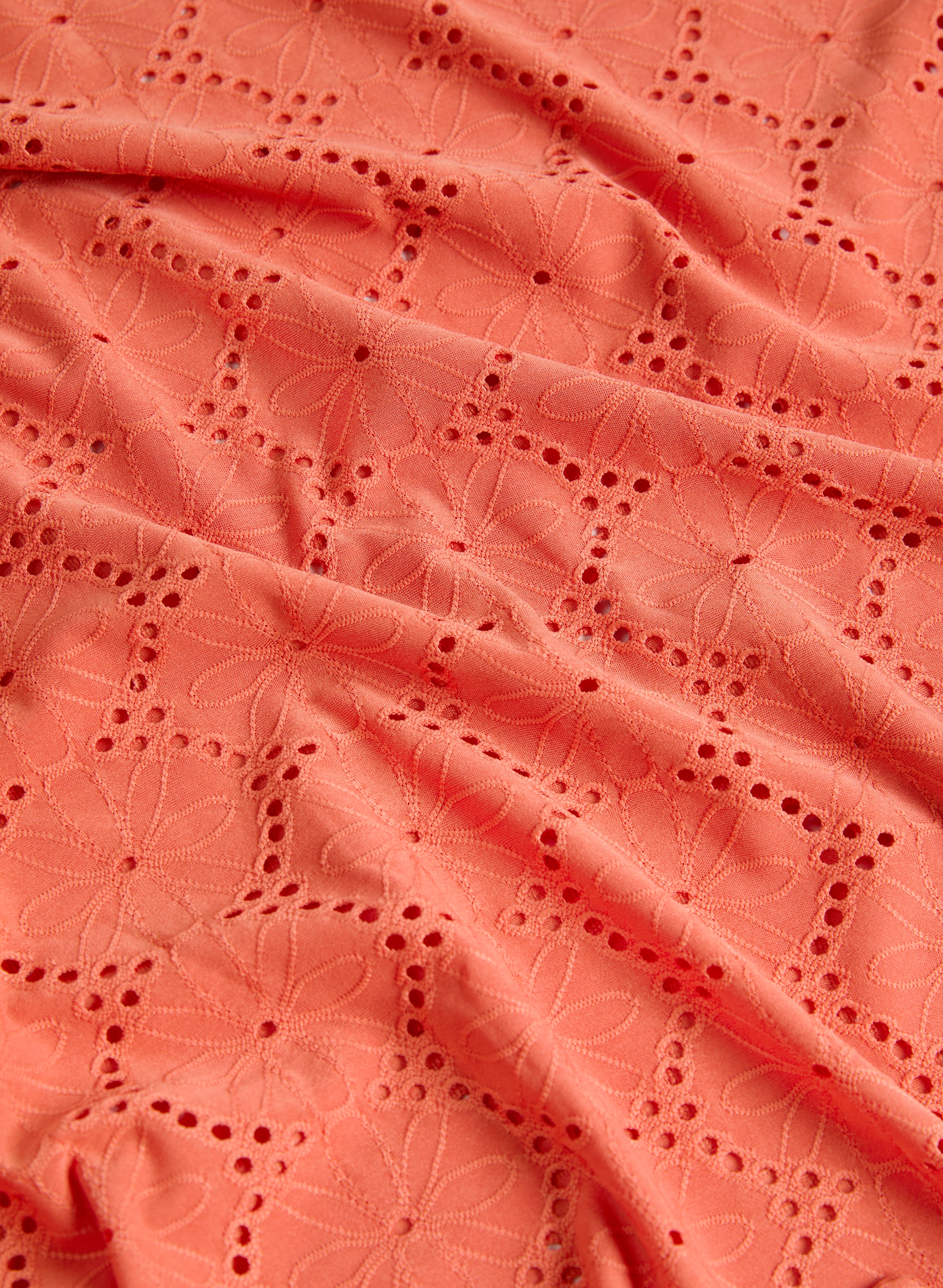 Tie-Front Eyelet Top - Image 7