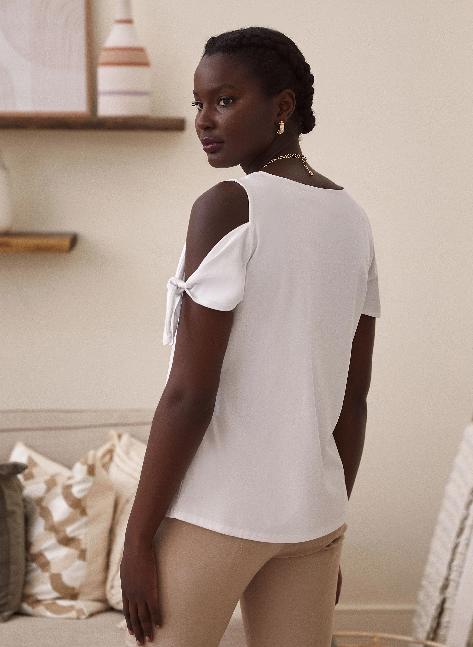 Tie Sleeve Top - Image 5