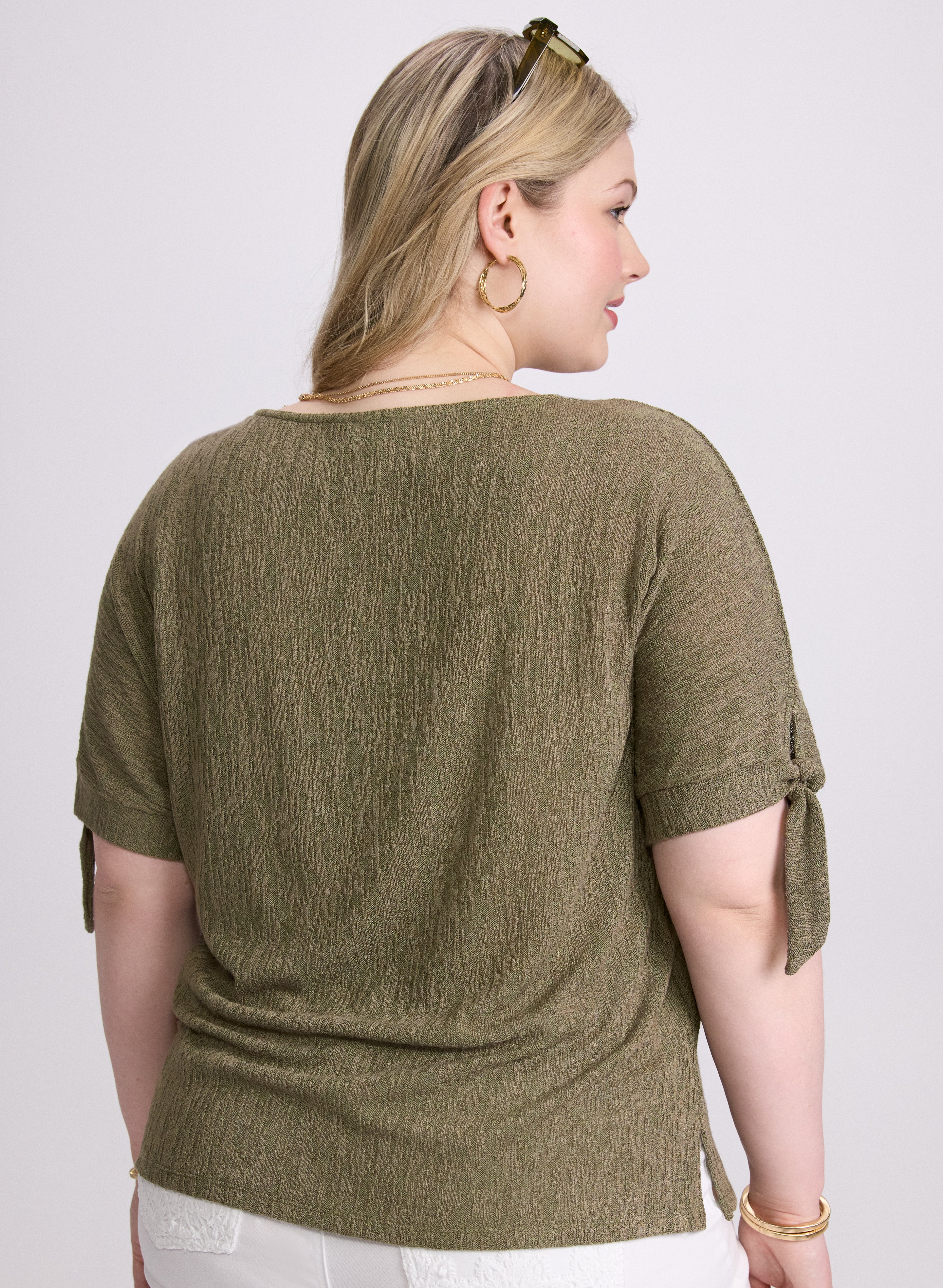 Tied Sleeves Top - Image 4