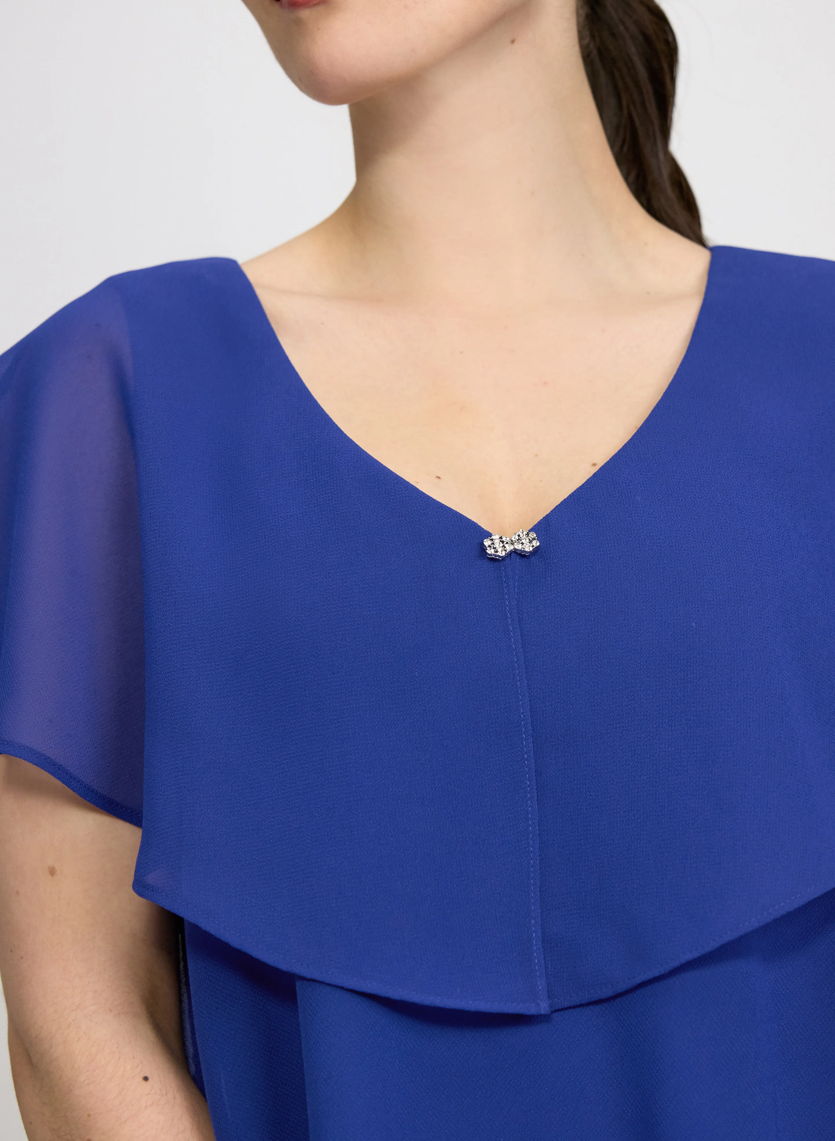 Tiered Capelet Dress - Image 5