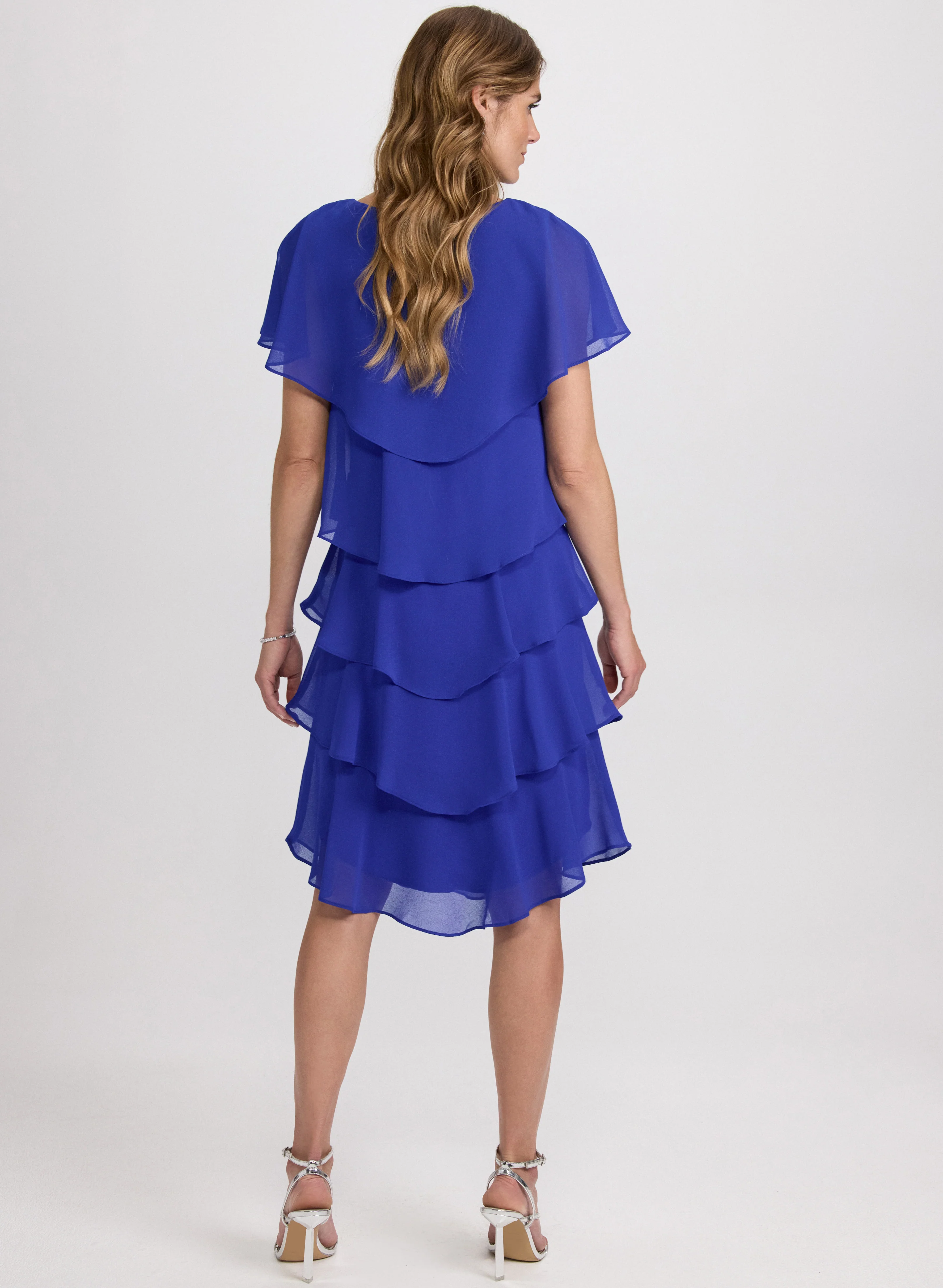 Tiered Chiffon Dress - Image 3