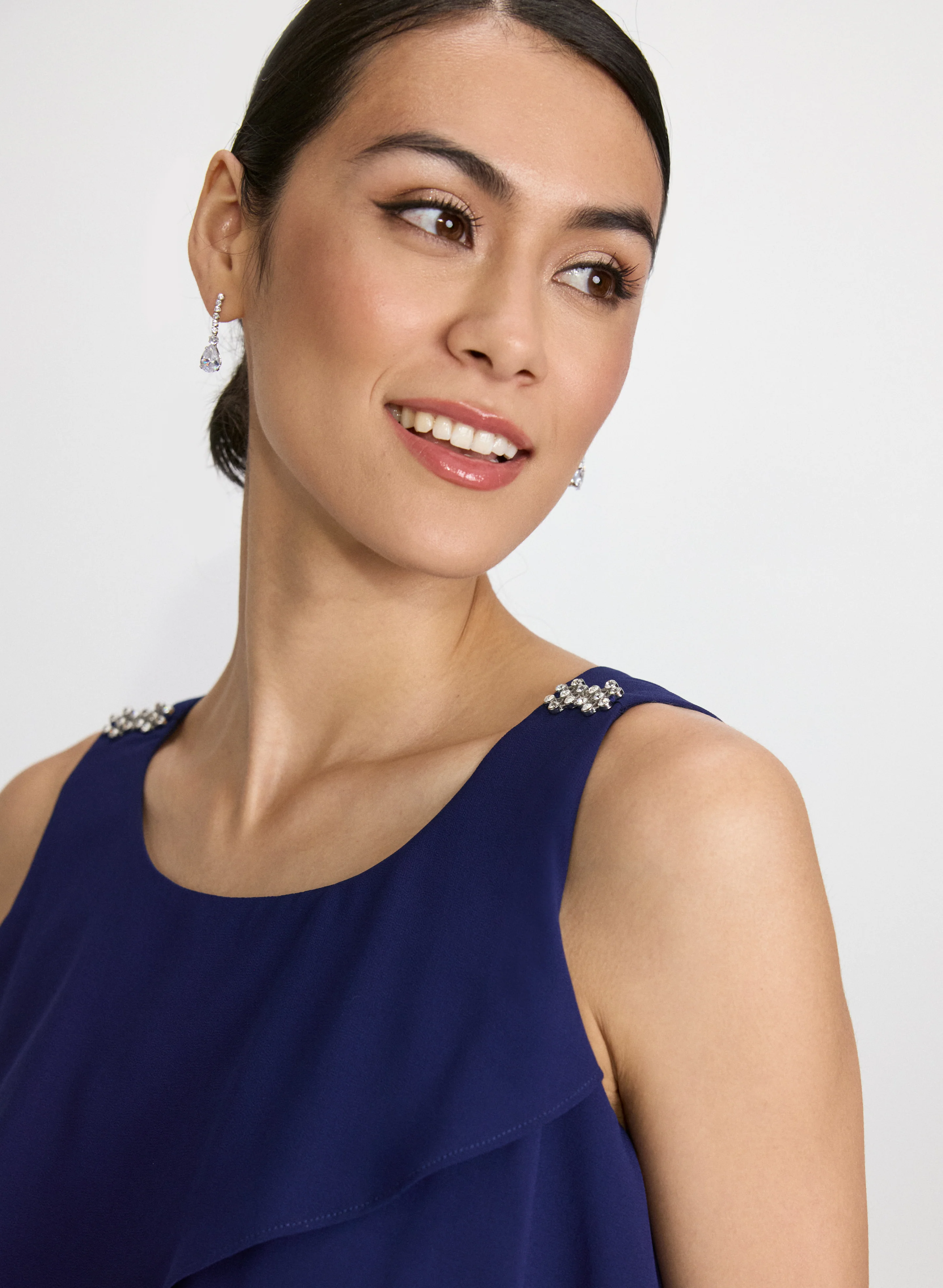 Tiered Chiffon Dress - Image 5