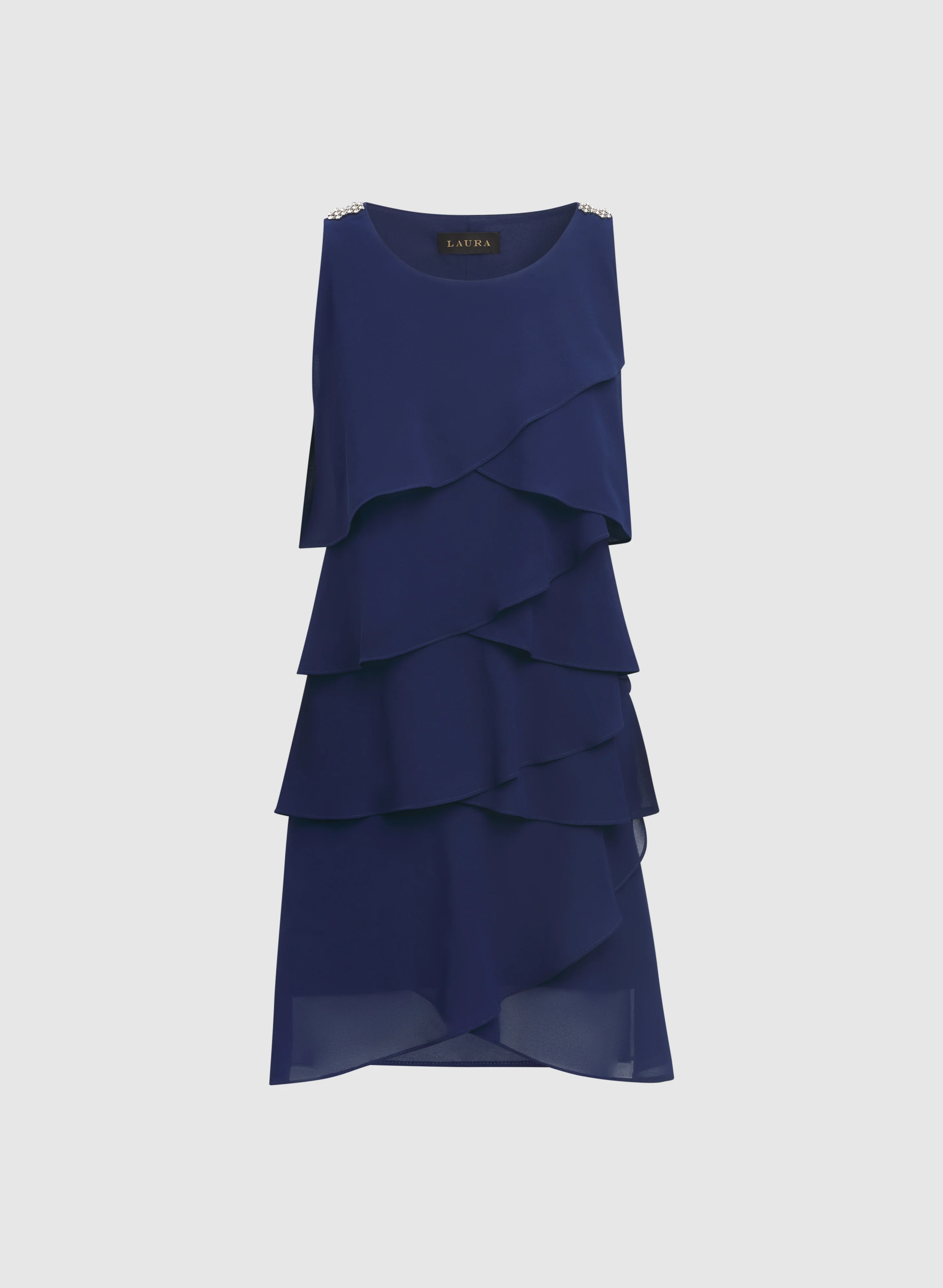 Tiered Chiffon Dress - Image 6