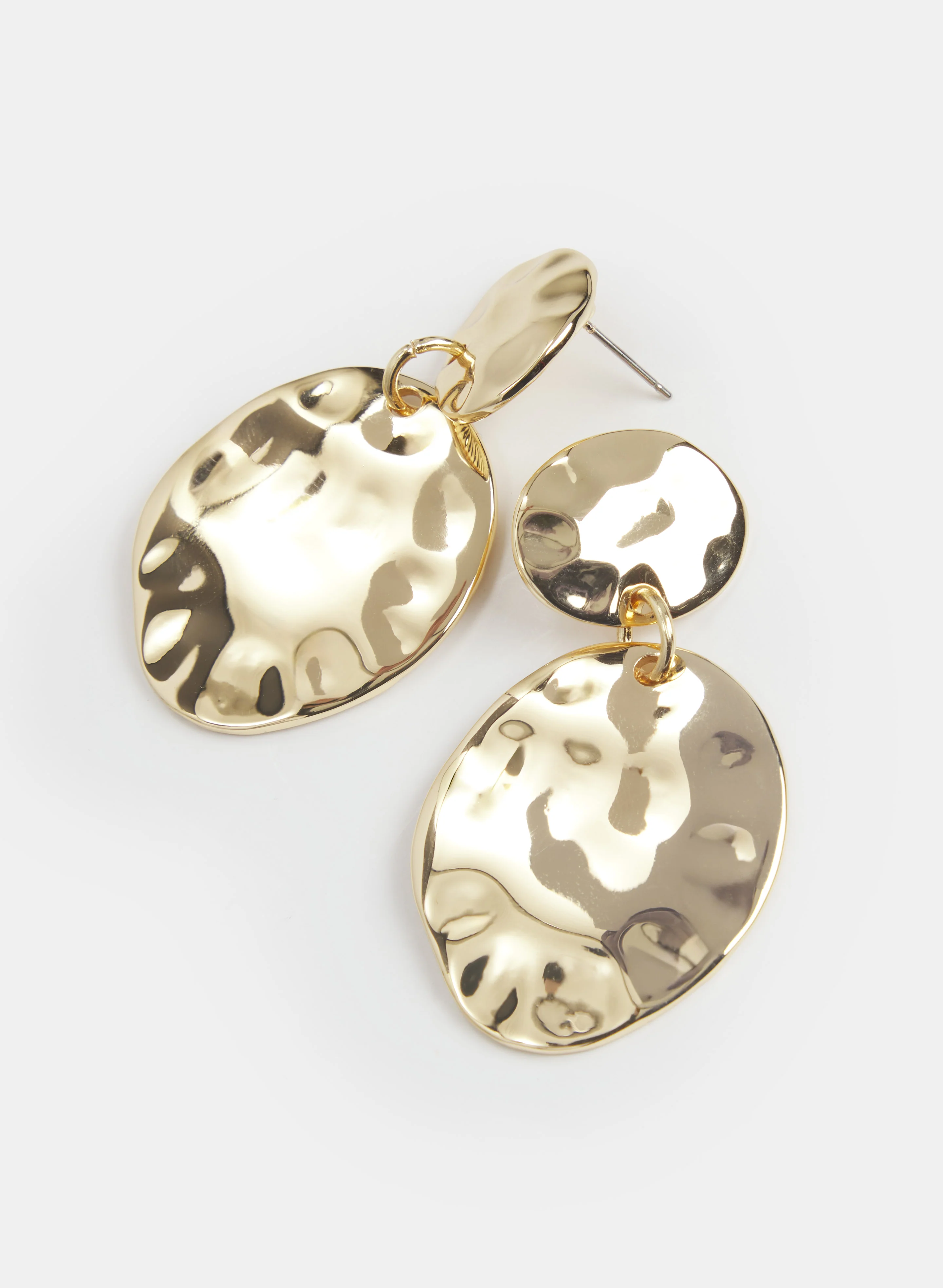 Tiered Disc Earrings - Image 2