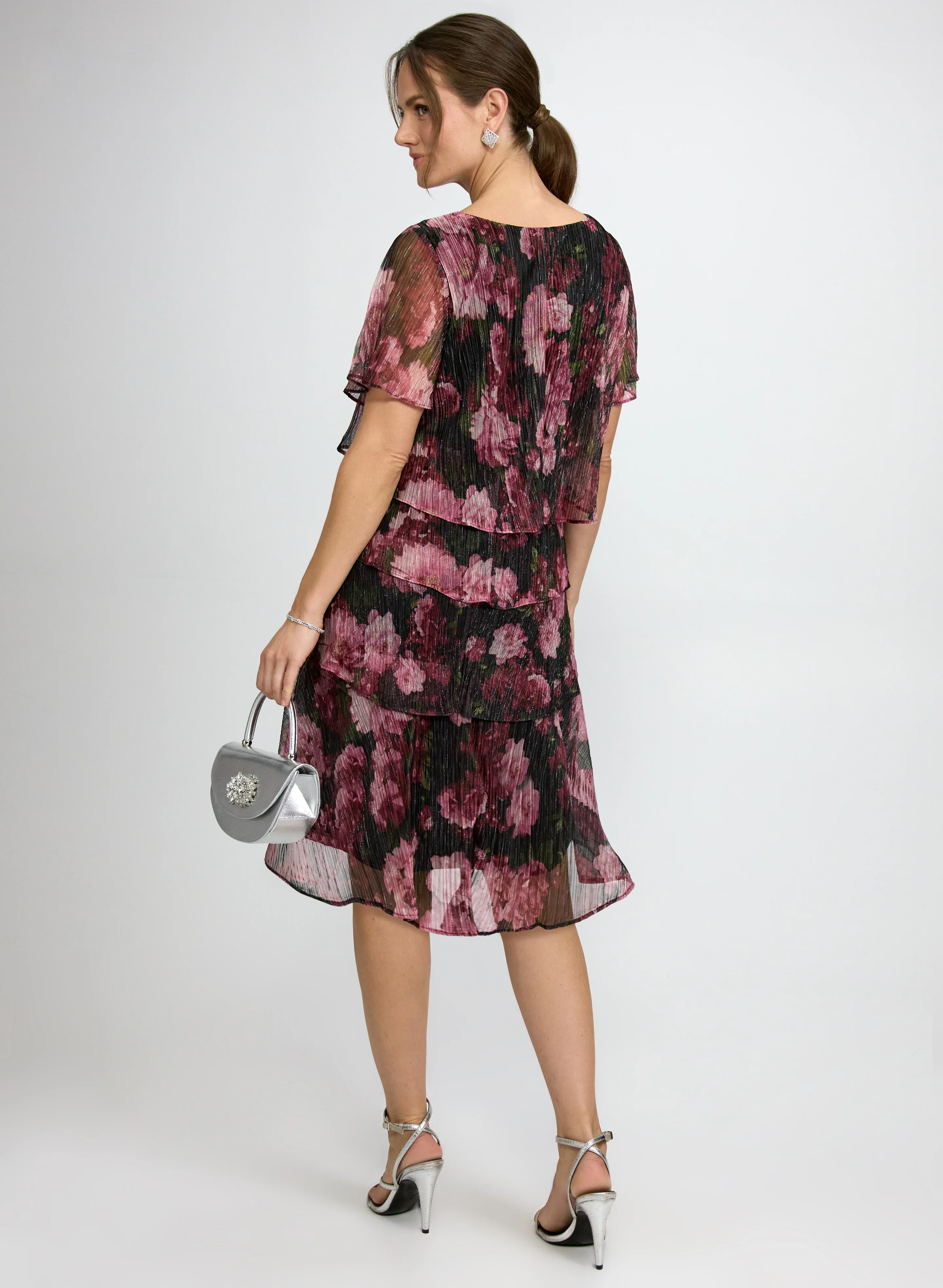 Tiered Floral Dress - Image 4