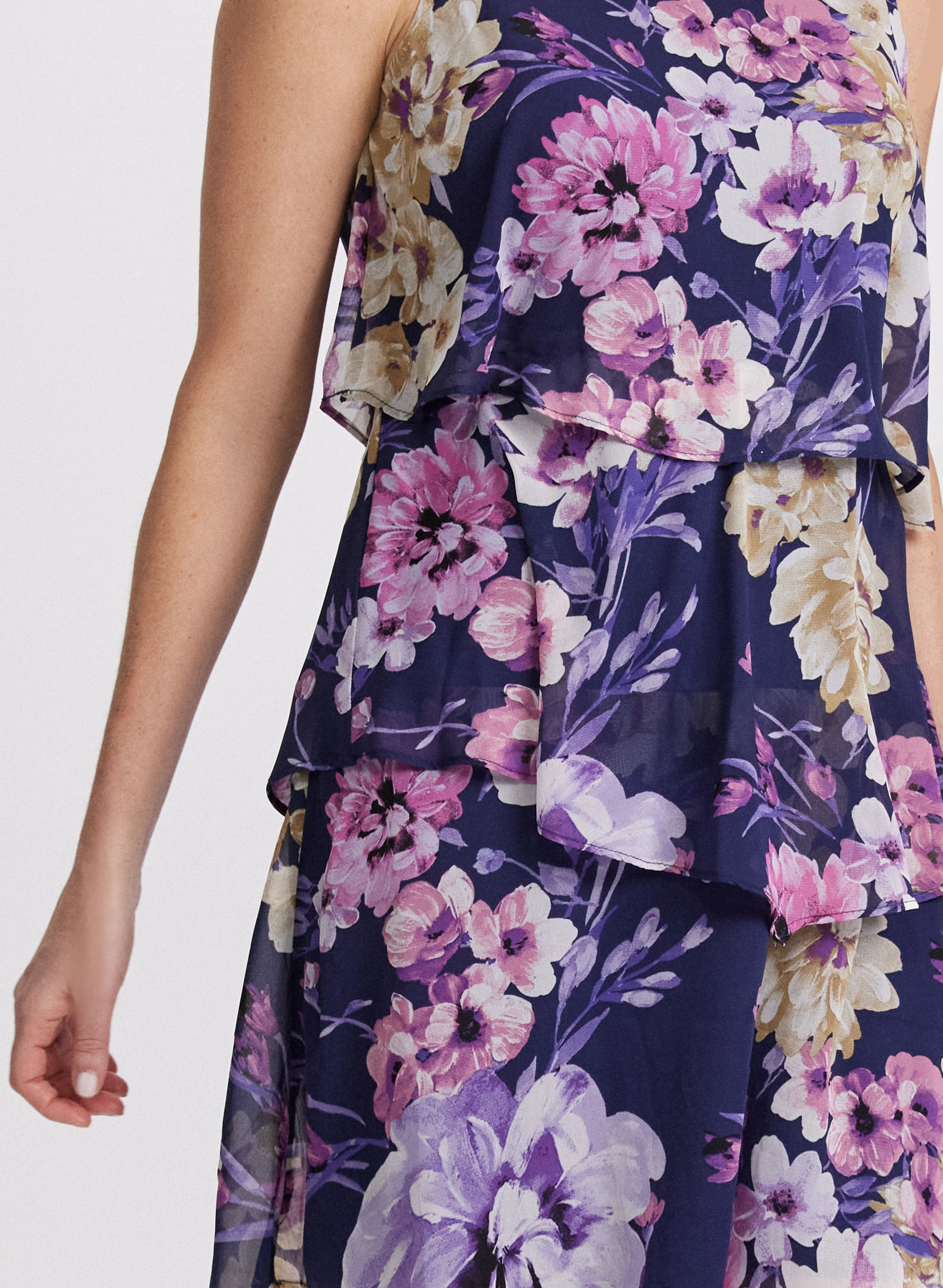Tiered Floral Dress - Image 5