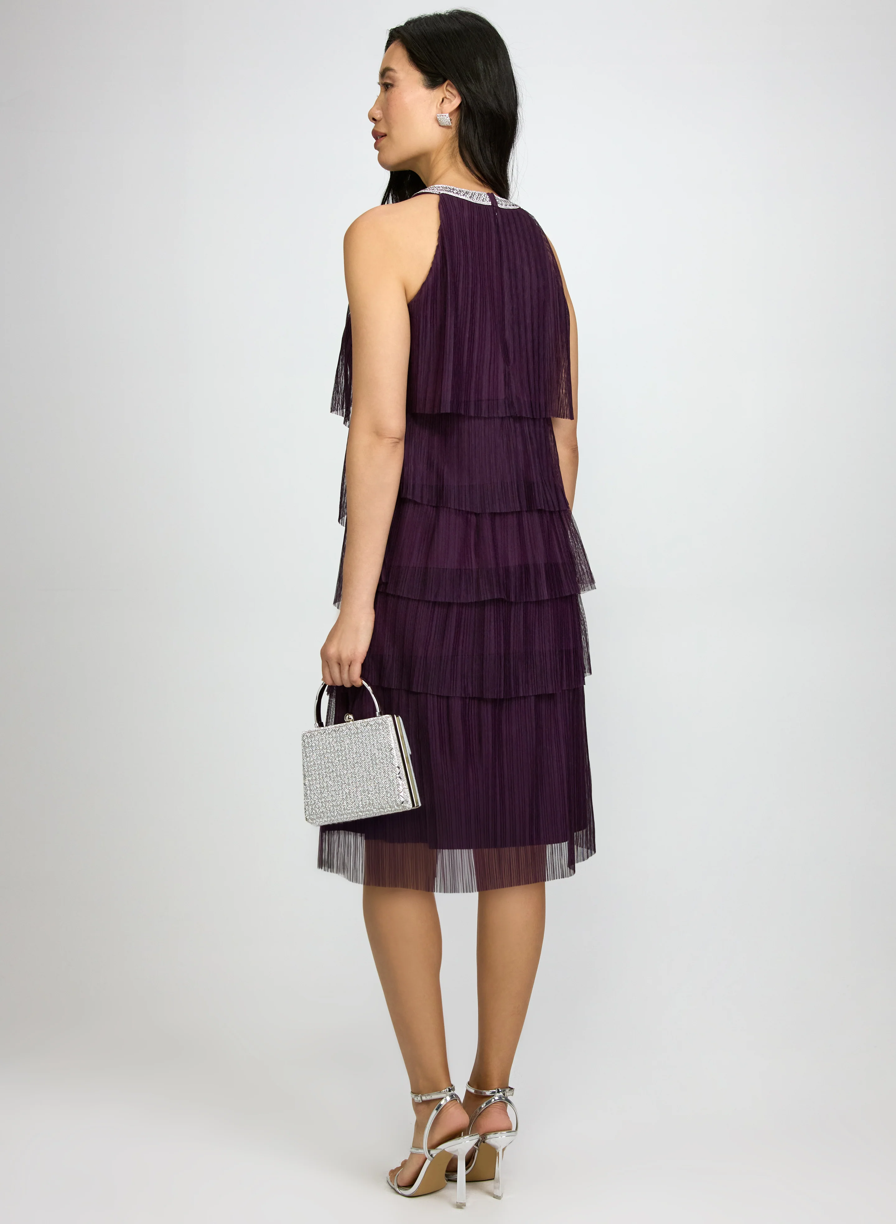 Tiered Mesh Dress - Image 3