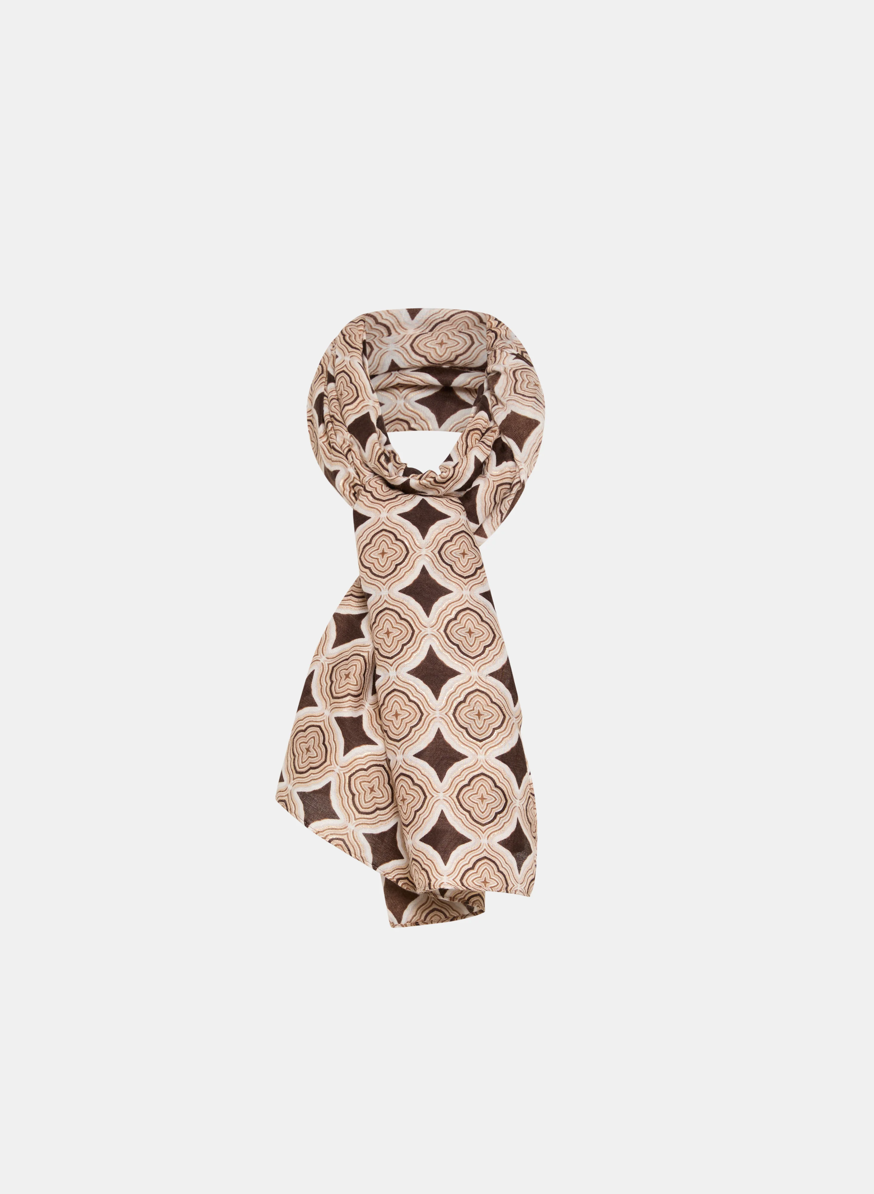 Tile Print Scarf - Image 4