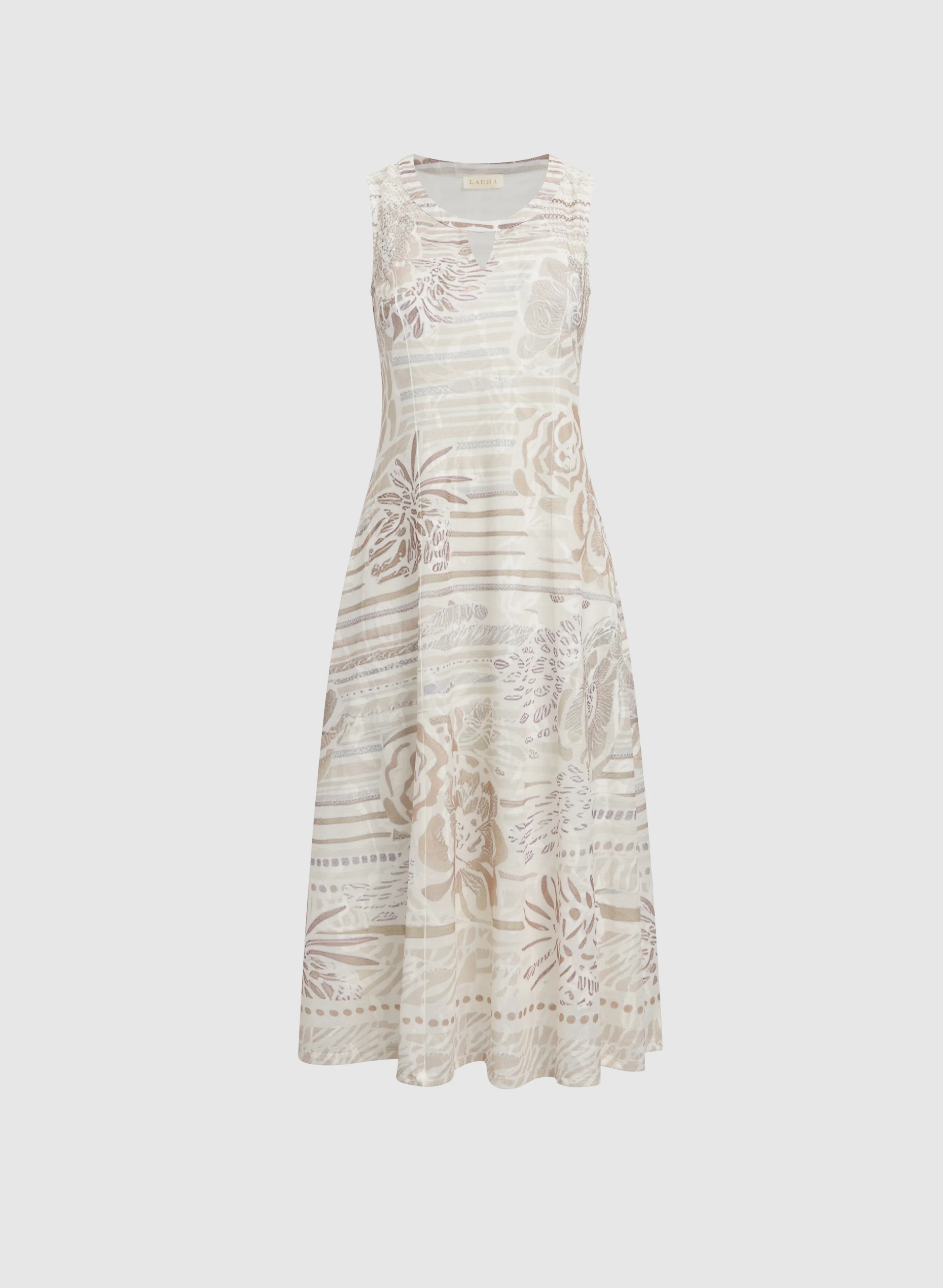 Tonal Printed Dress - Image 5