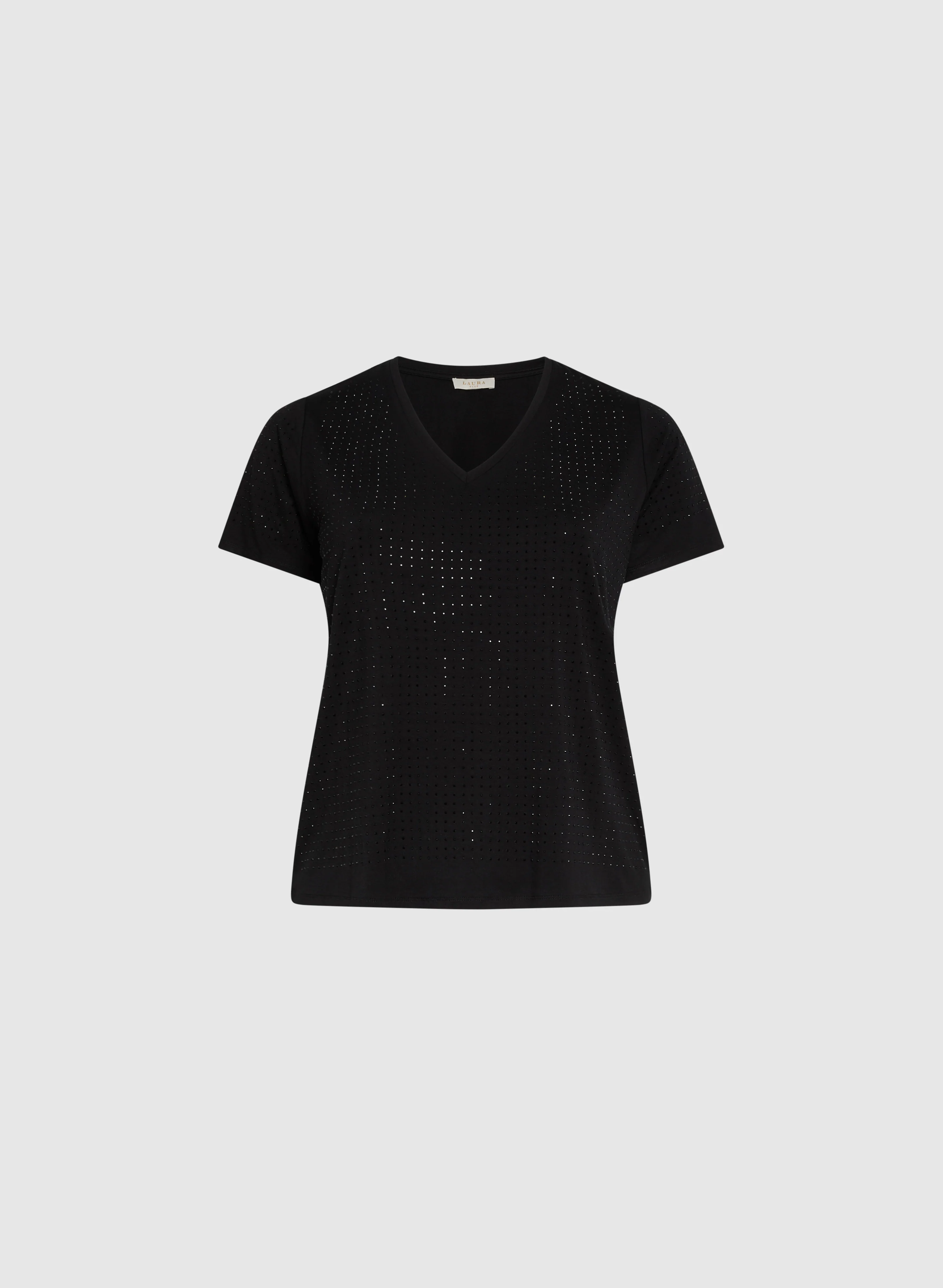 Tonal Stone Embellished T-Shirt - Image 6