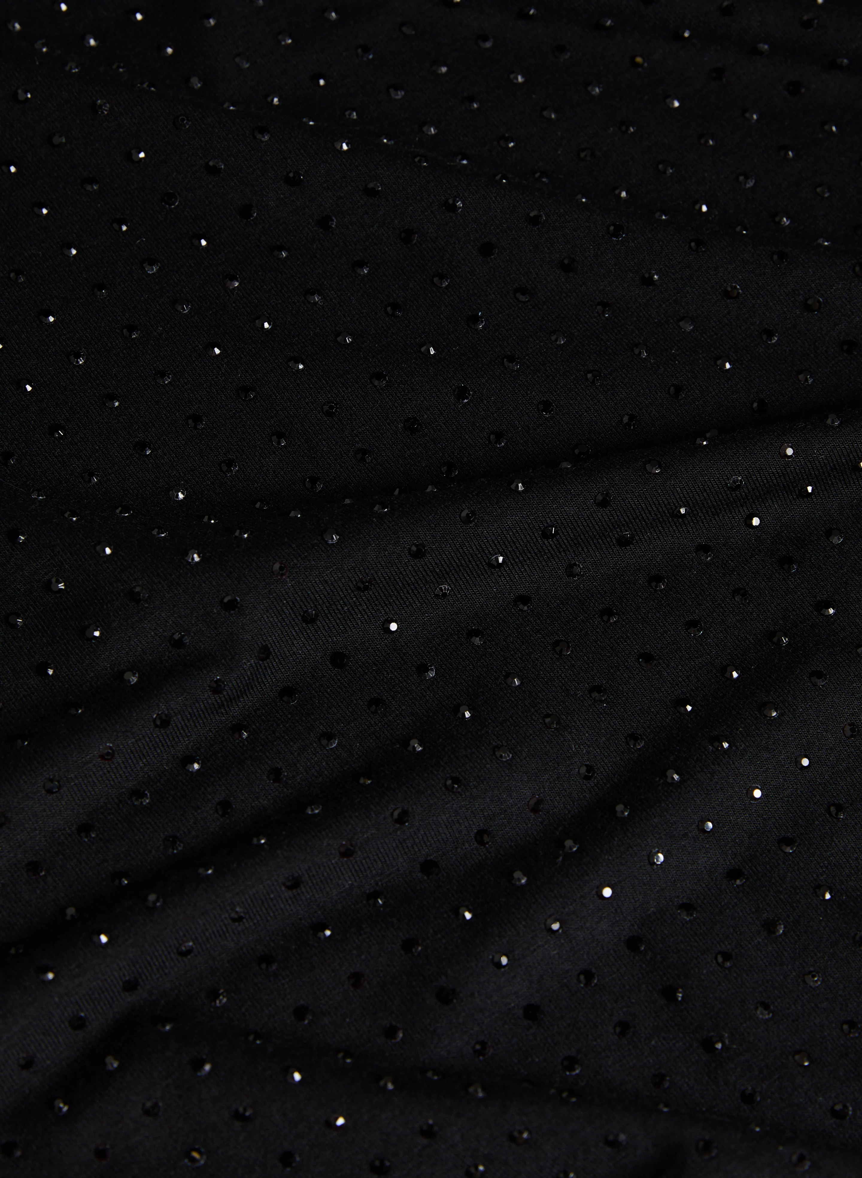 Tonal Stone Embellished T-Shirt - Image 7