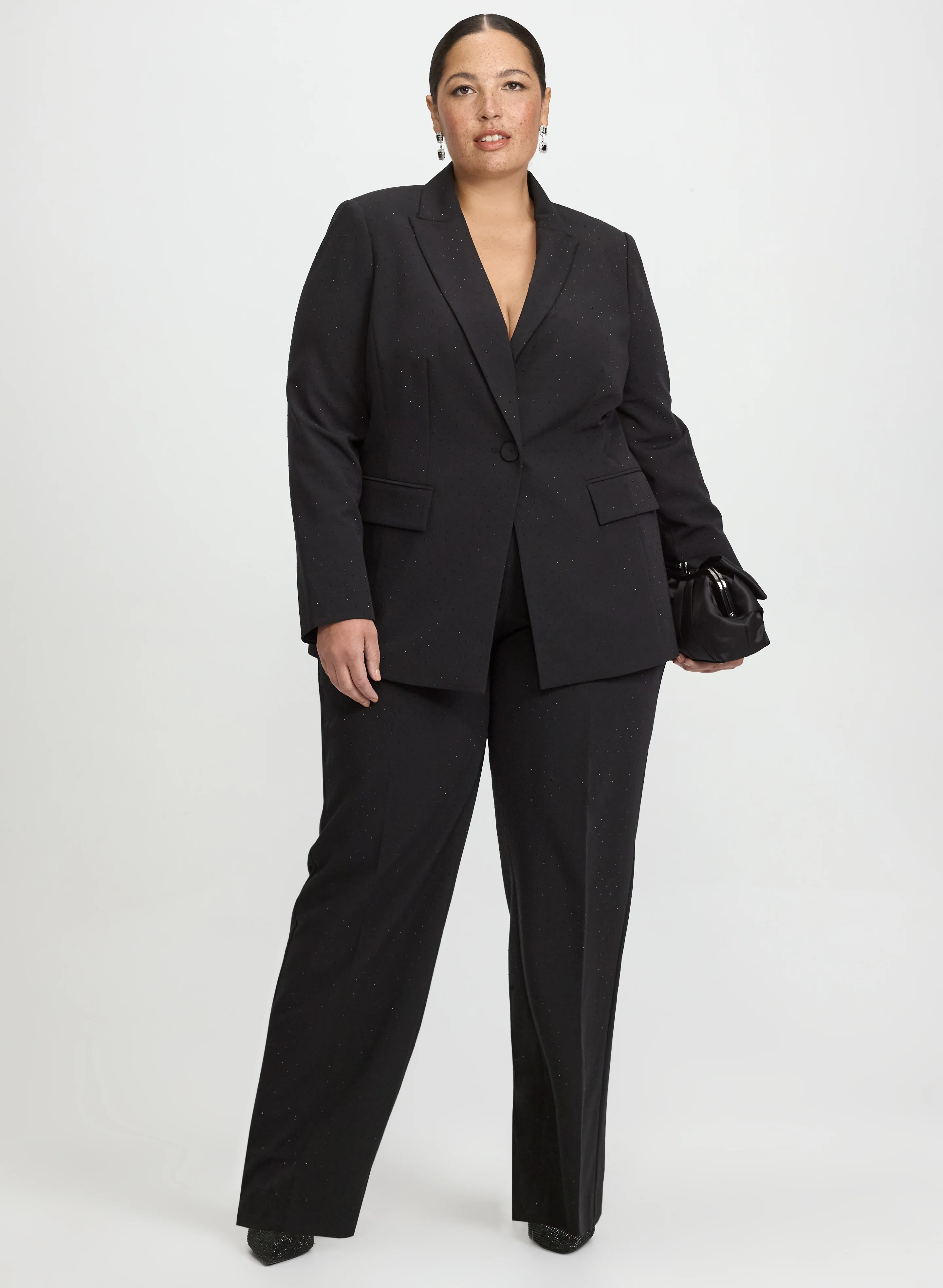 Tonal Stud Embellished Blazer - Image 5