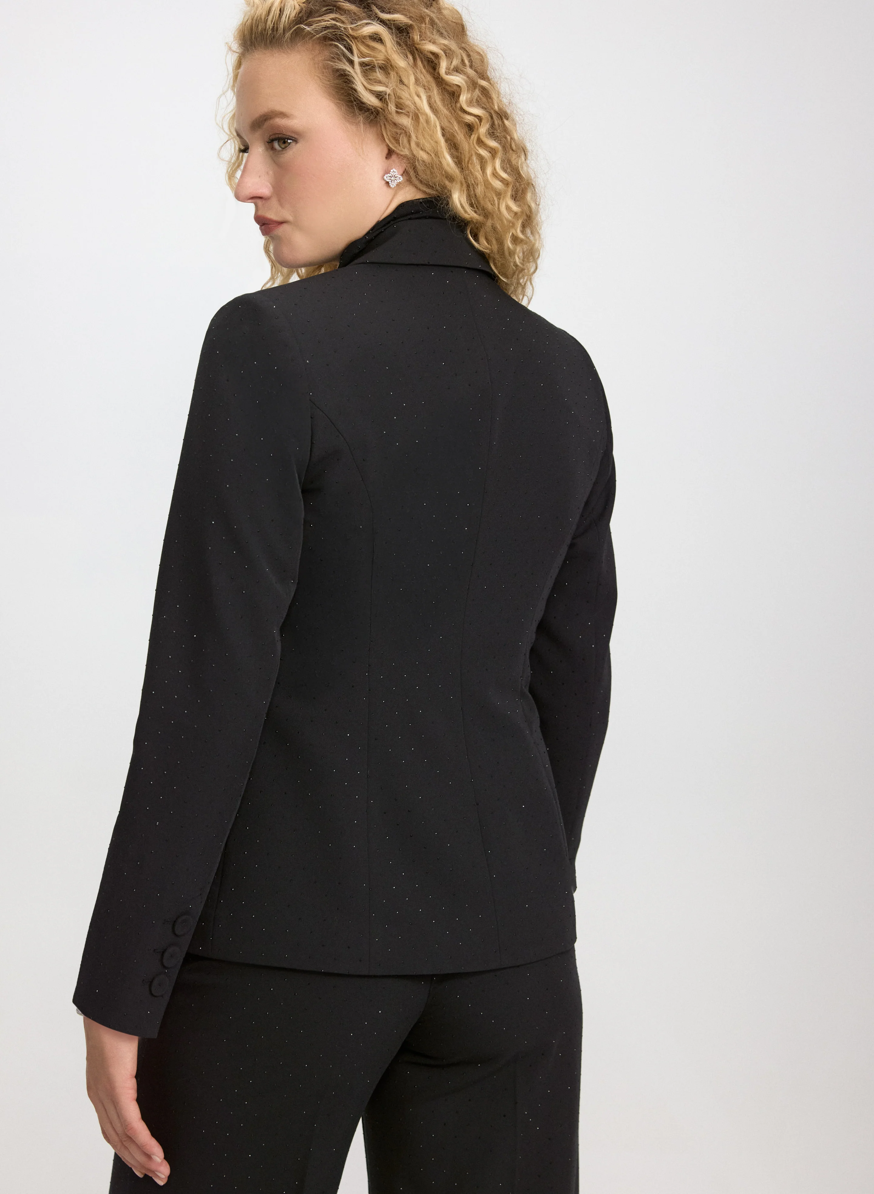 Tonal Stud Embellished Blazer - Image 5