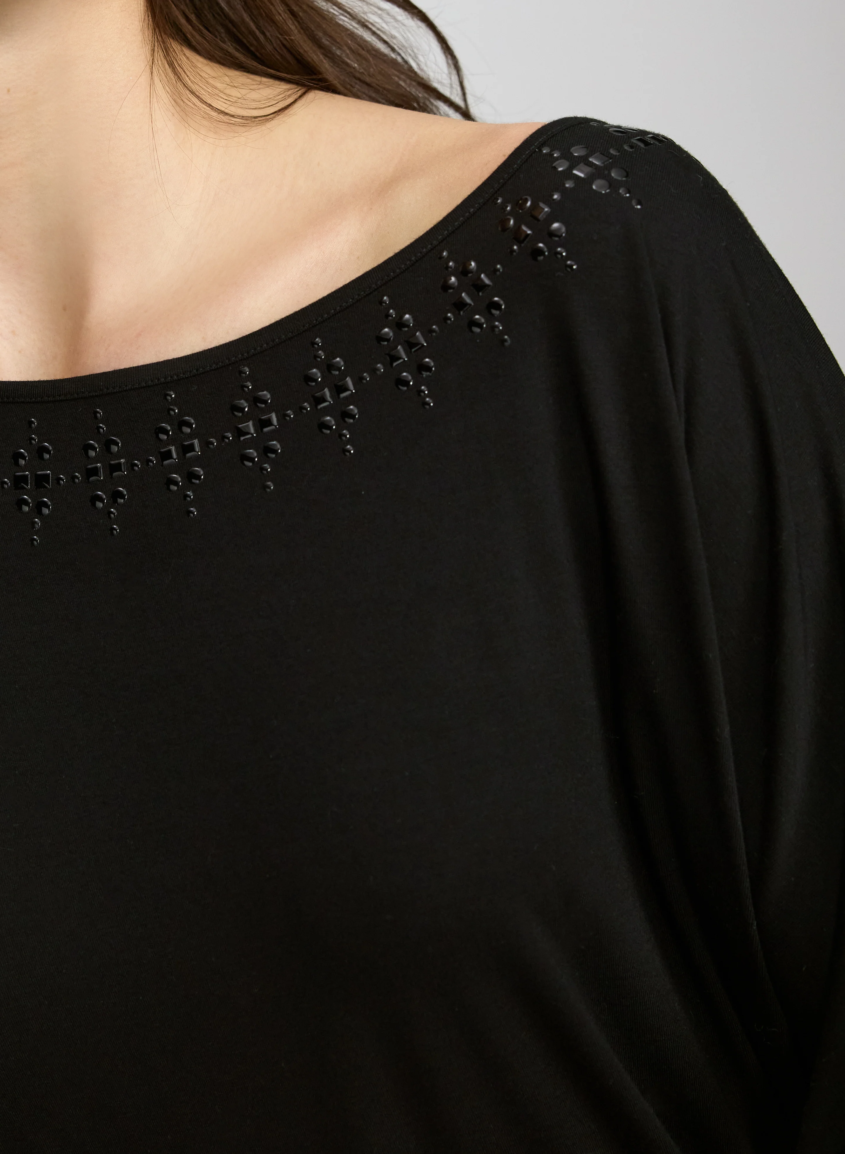 Tonal Stud Trim Top - Image 2