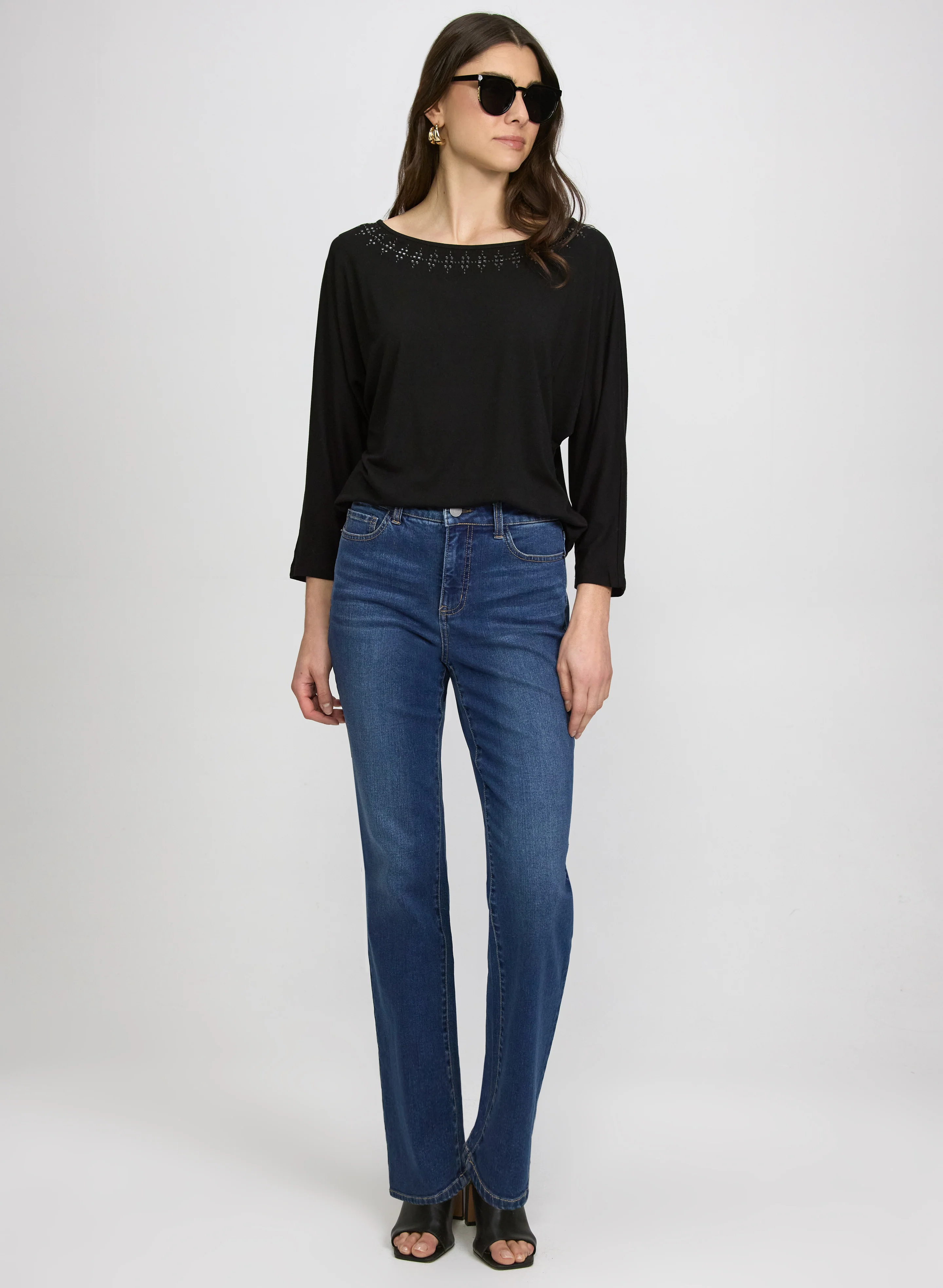 Tonal Stud Trim Top - Image 3