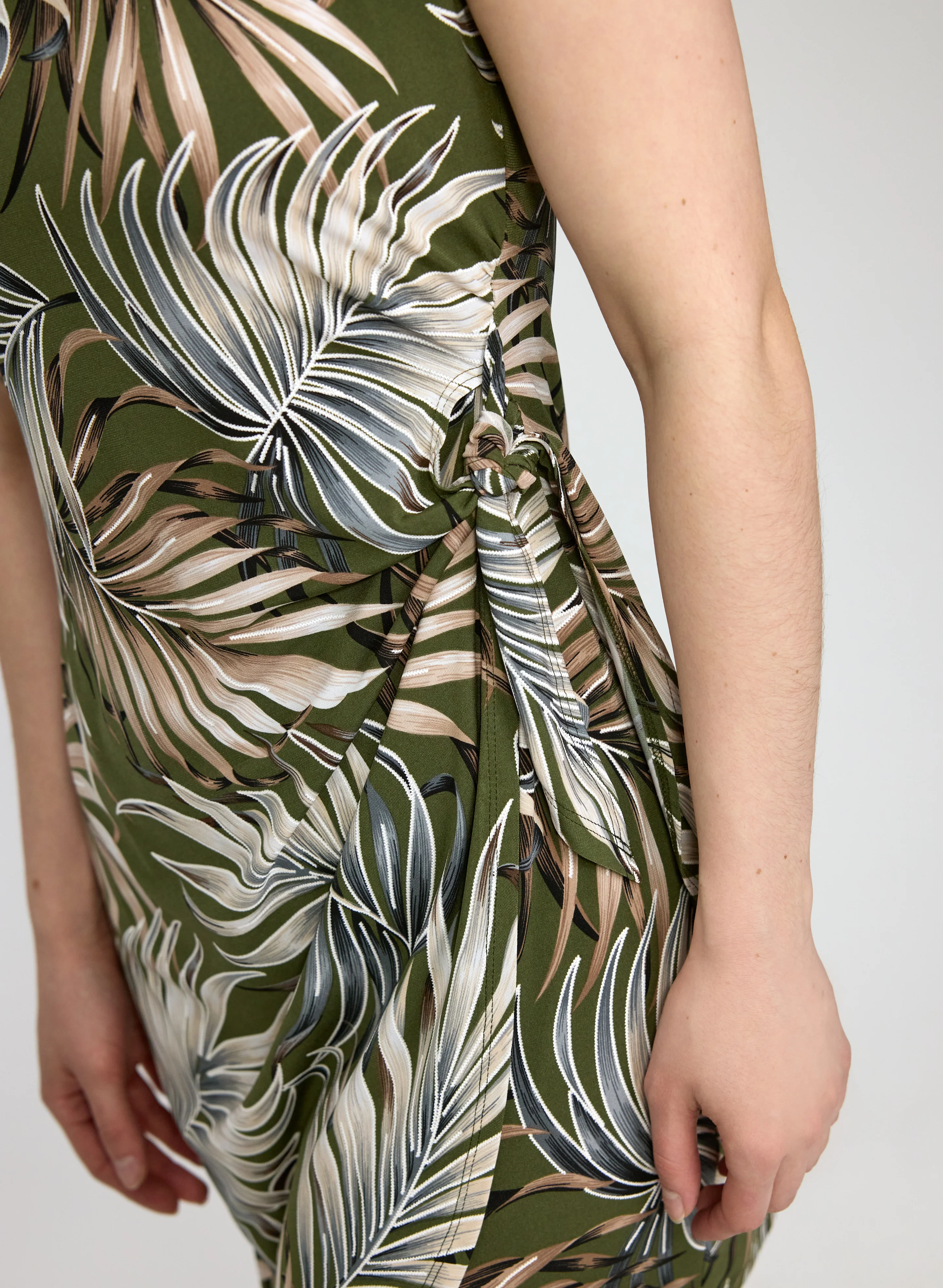 Tropical Print Dress - Image 5