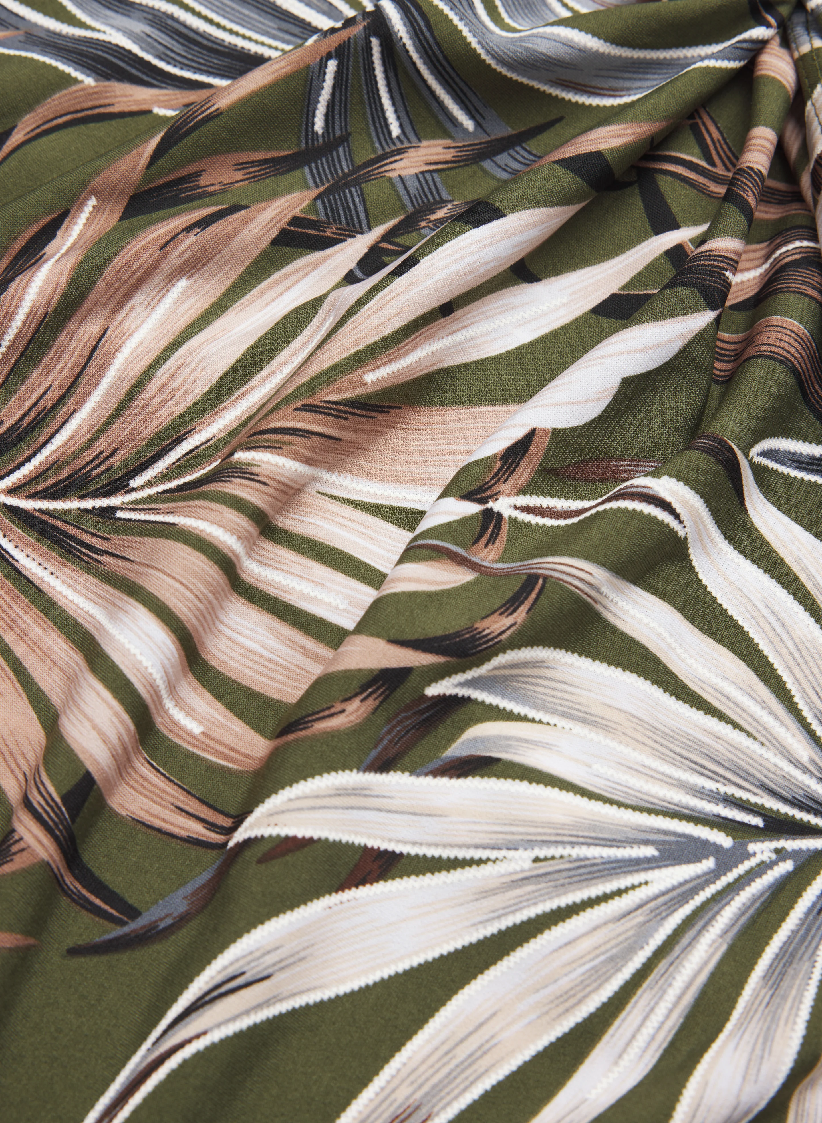 Tropical Print Dress - Image 7