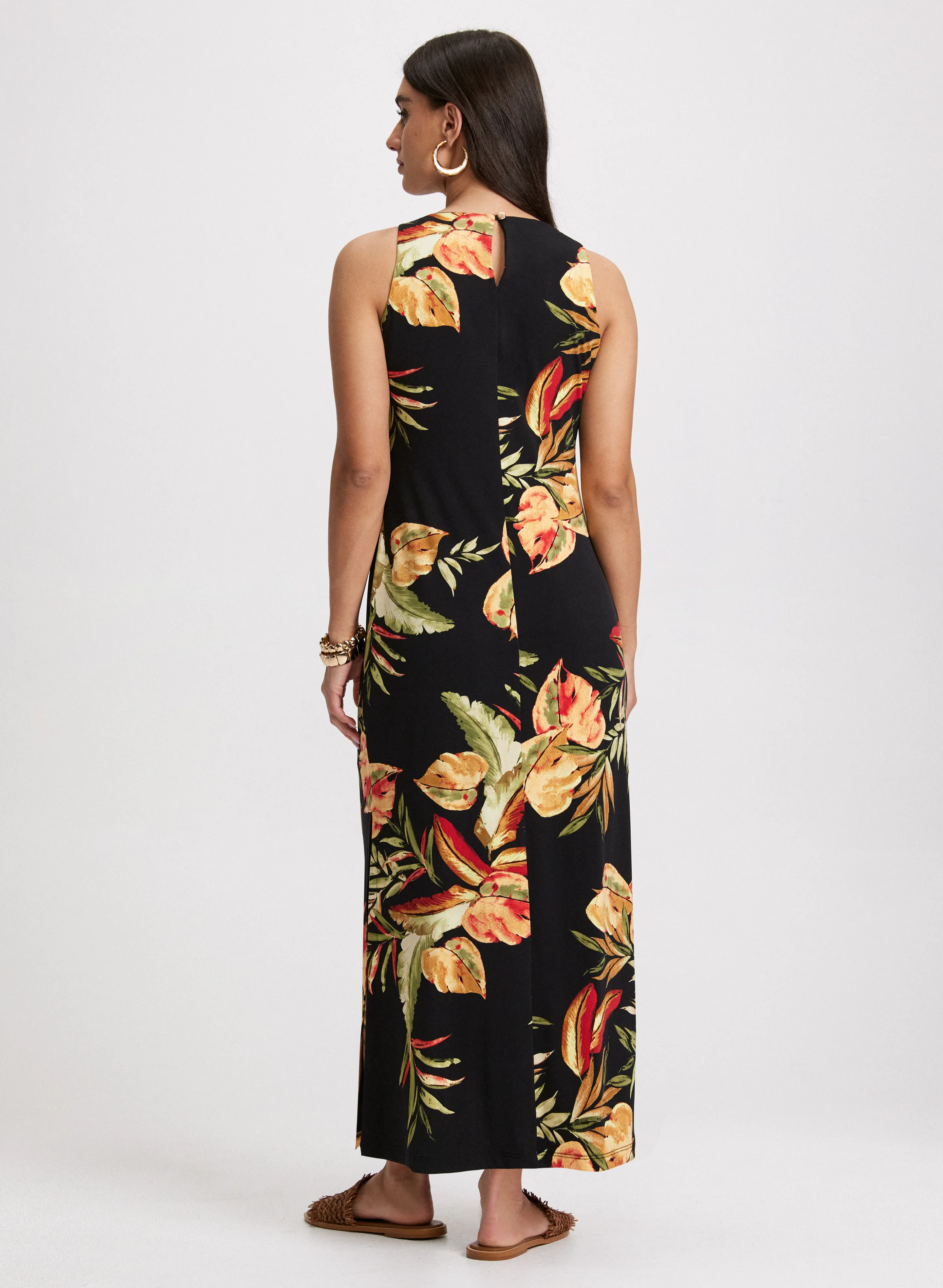 Tropical Print Maxi Dress - Image 2