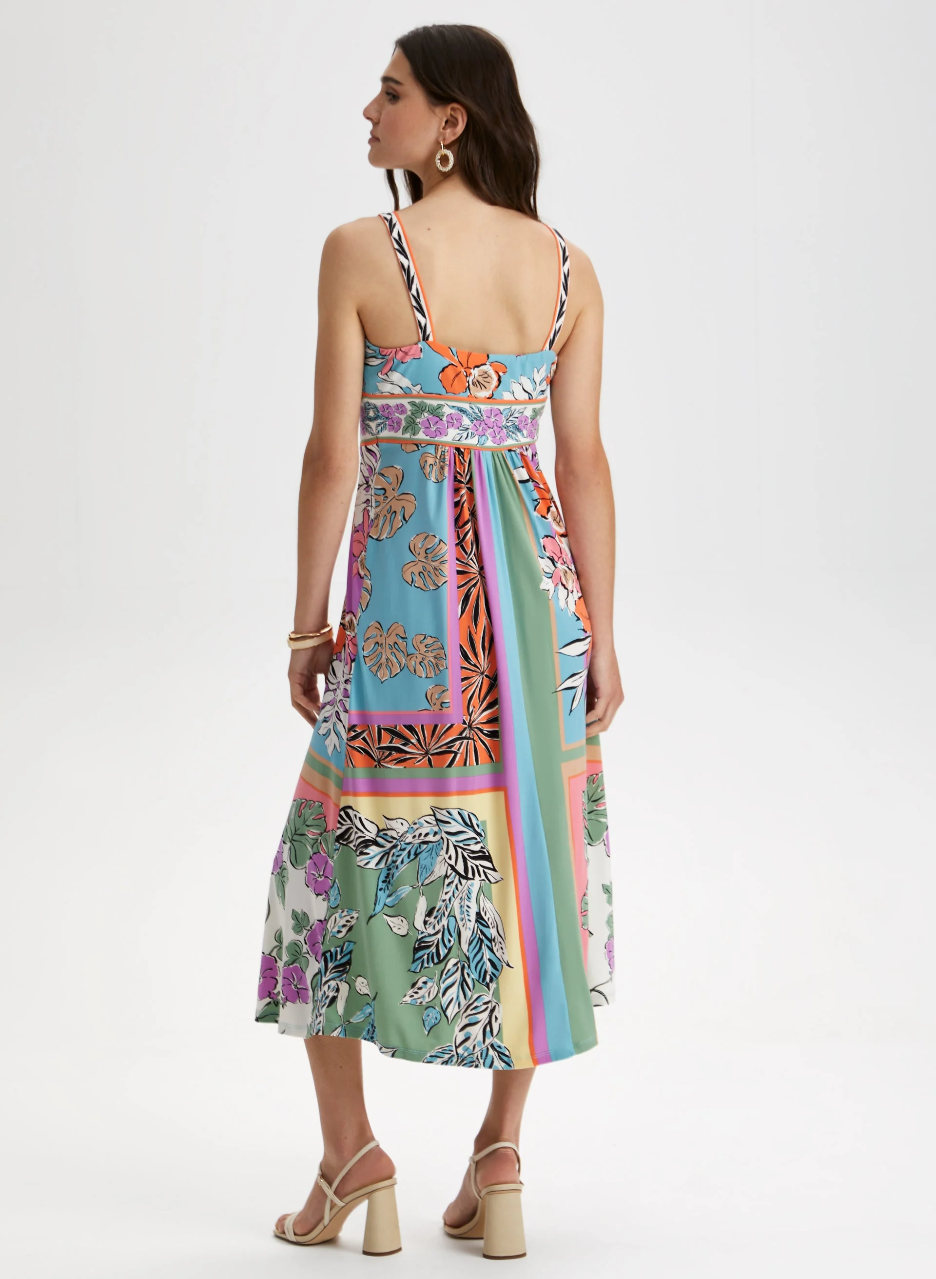 Tropical Print Maxi Dress - Image 4