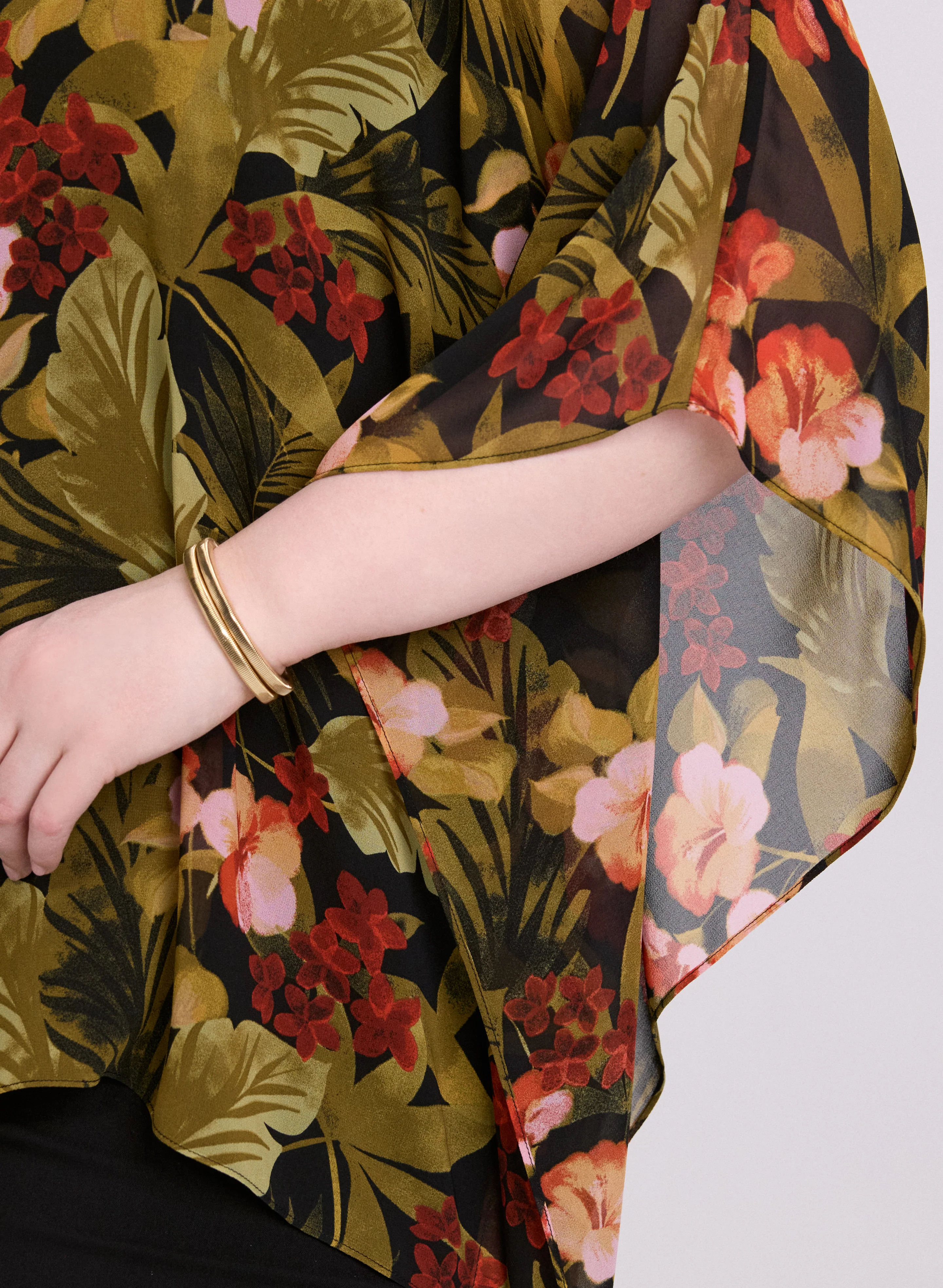 Tropical Print Blouse - Image 2