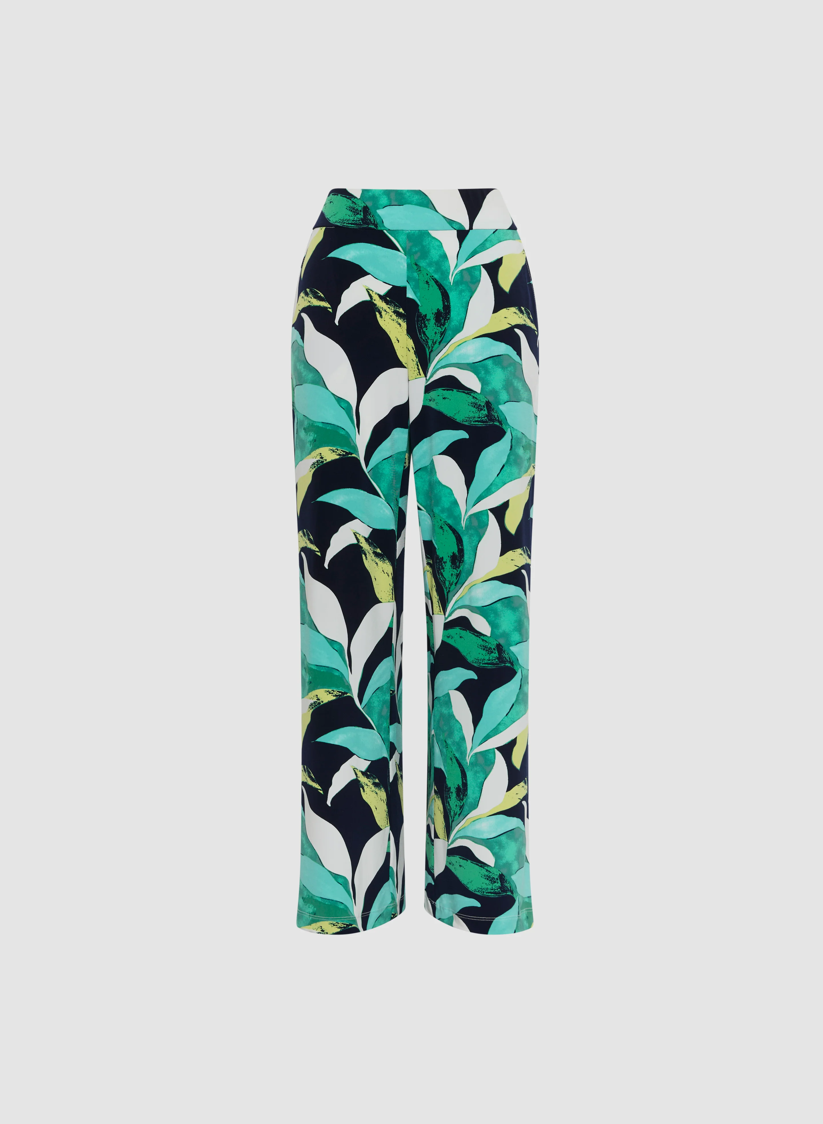 Tropical Print Pull-On Pants - Image 6