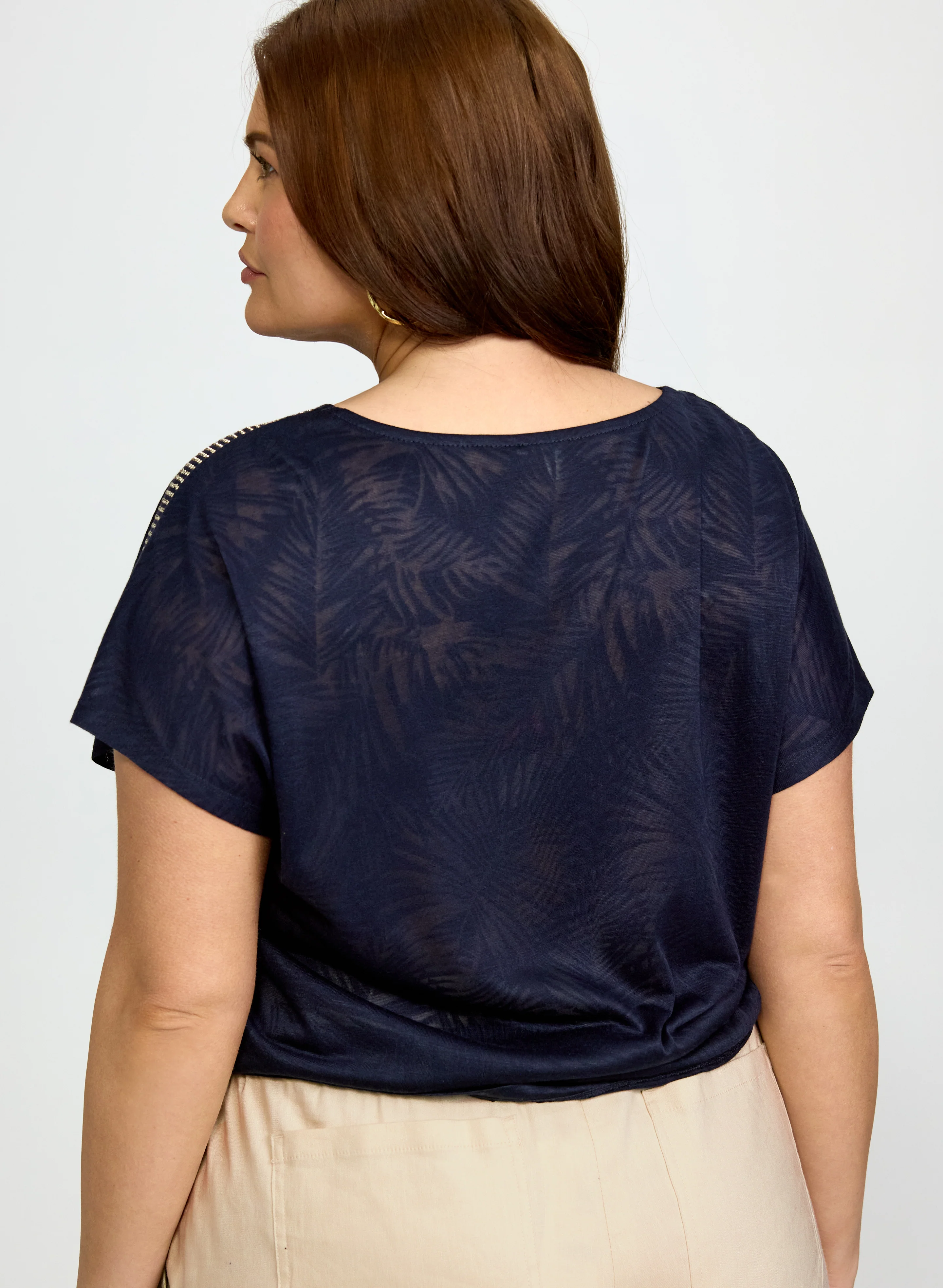 Tropical Print T-Shirt - Image 3