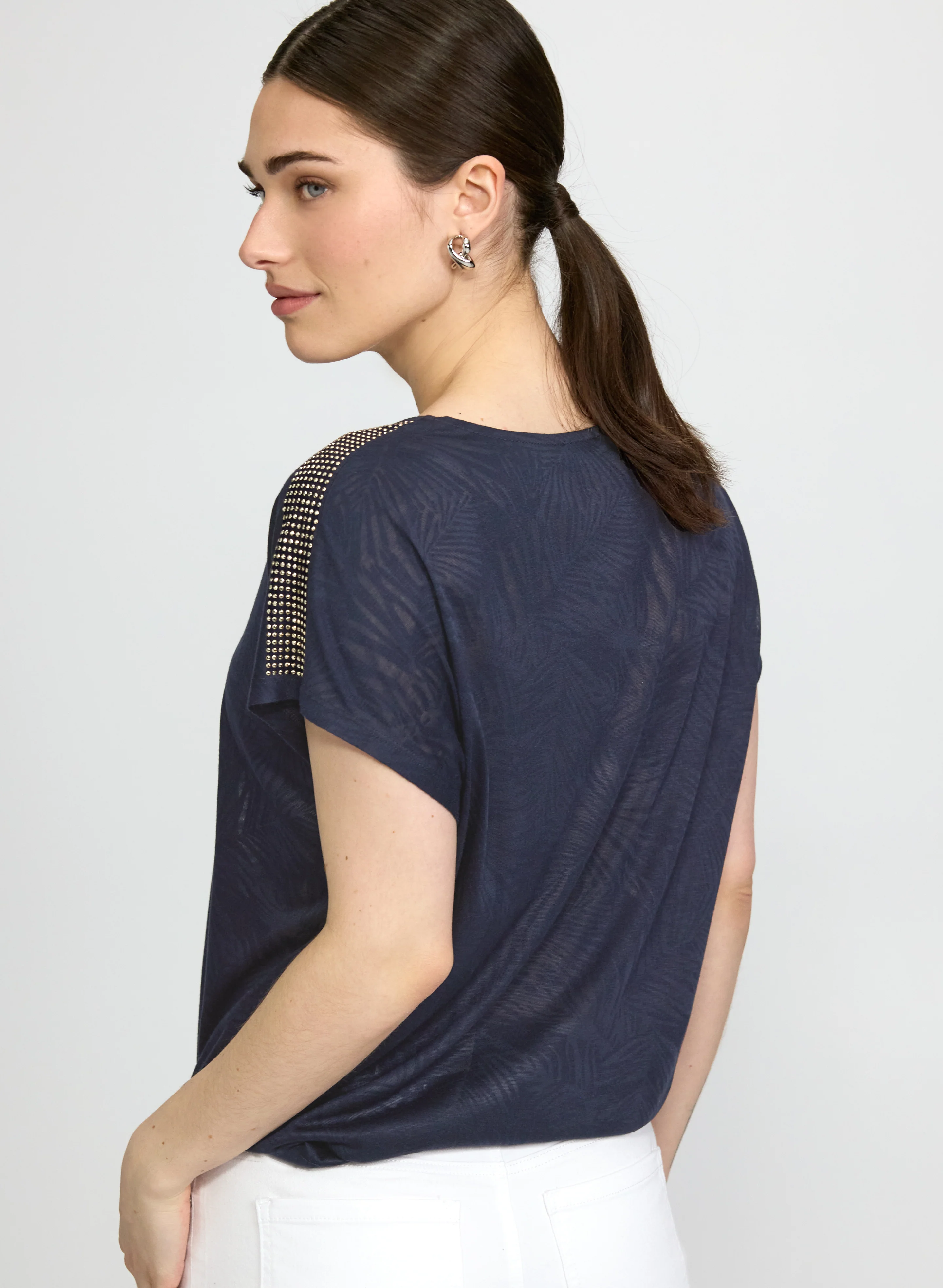 Tropical Print T-Shirt - Image 3