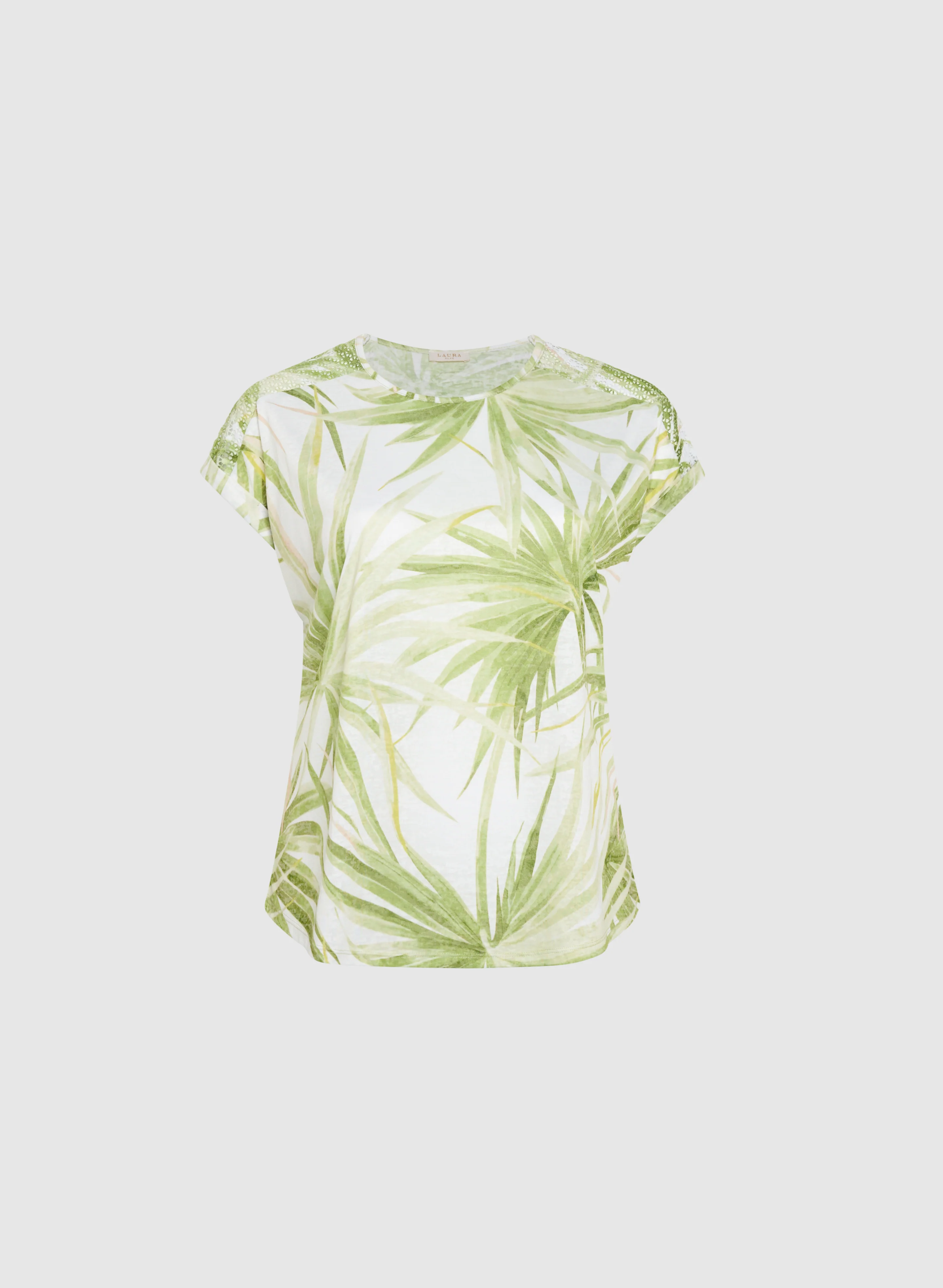 Tropical Print T-Shirt - Image 6