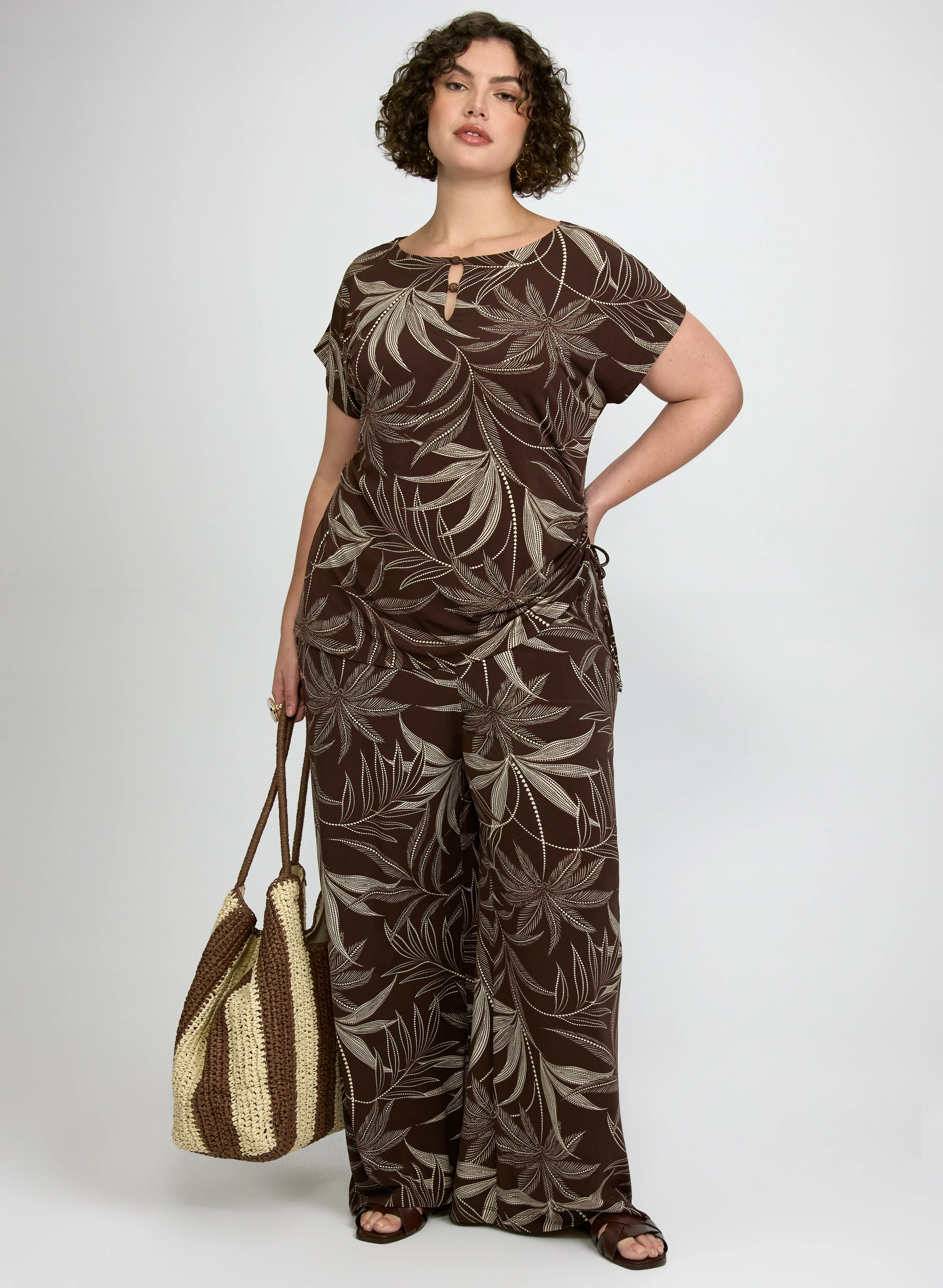 Tropical Print Top - Image 5