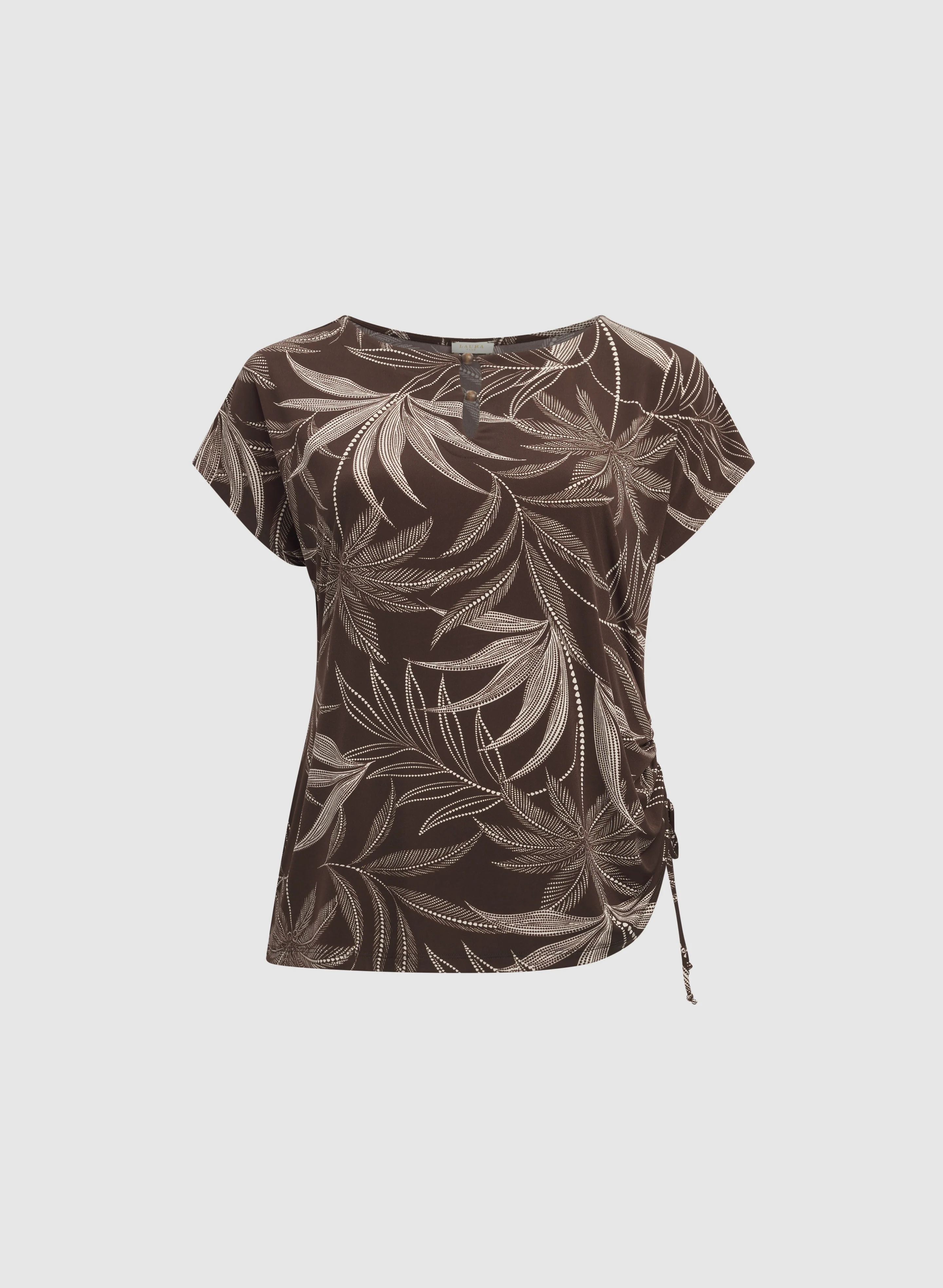 Tropical Print Top - Image 6