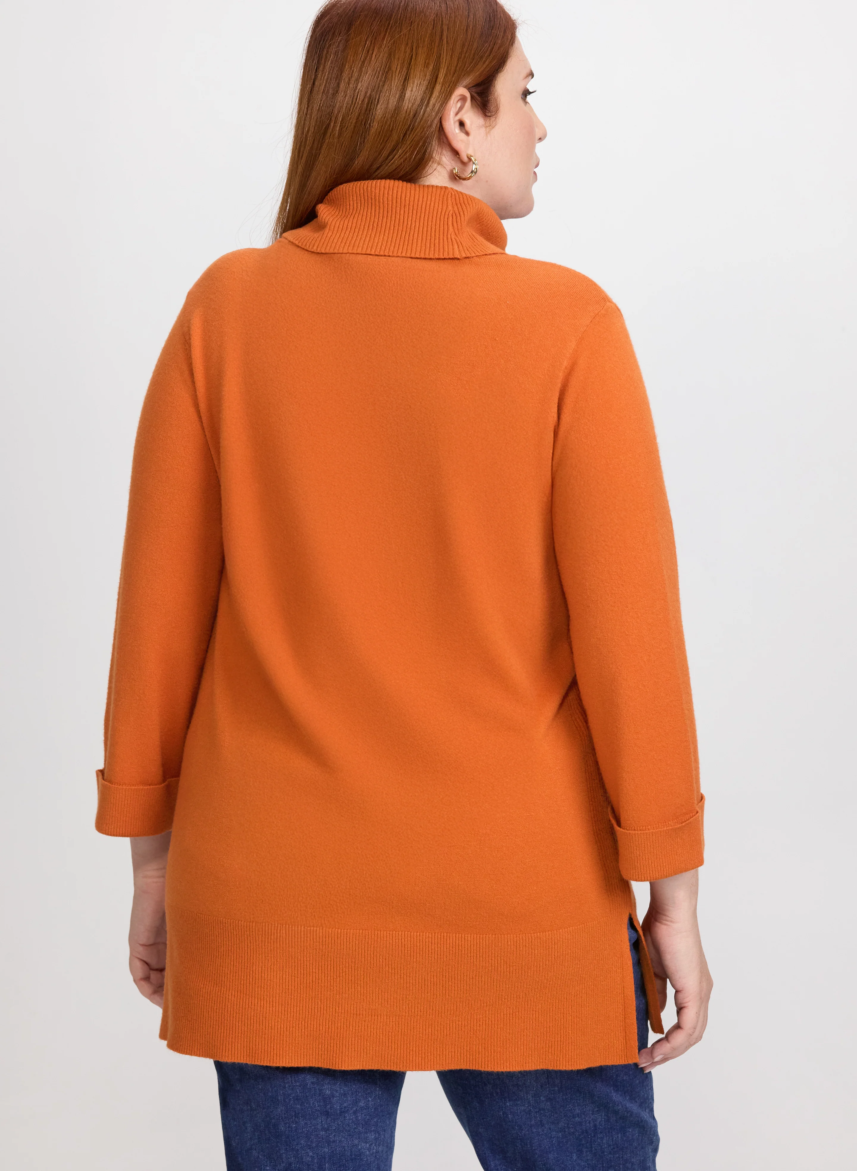 Turtleneck Tunic Sweater - Image 4