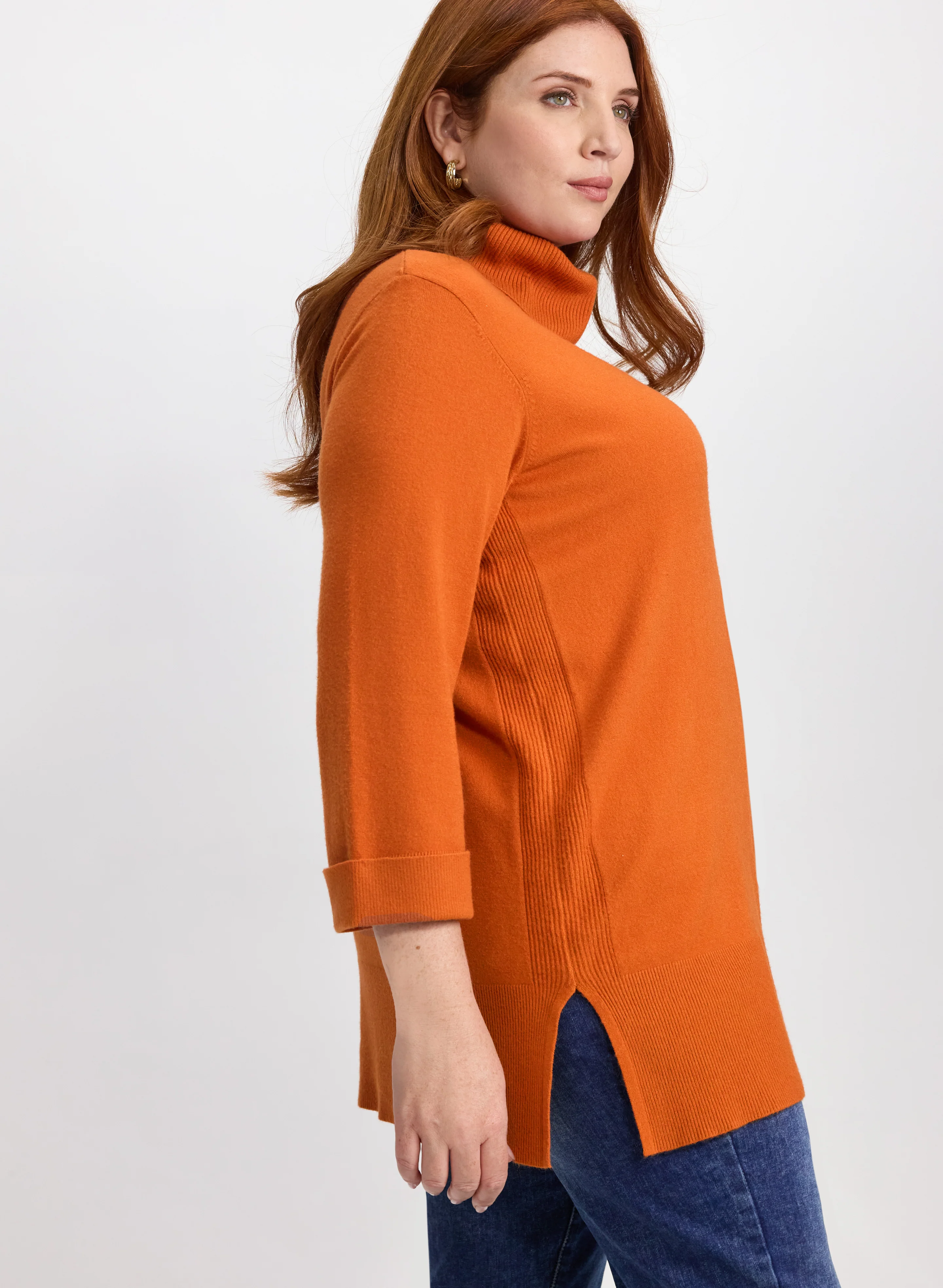 Turtleneck Tunic Sweater - Image 5