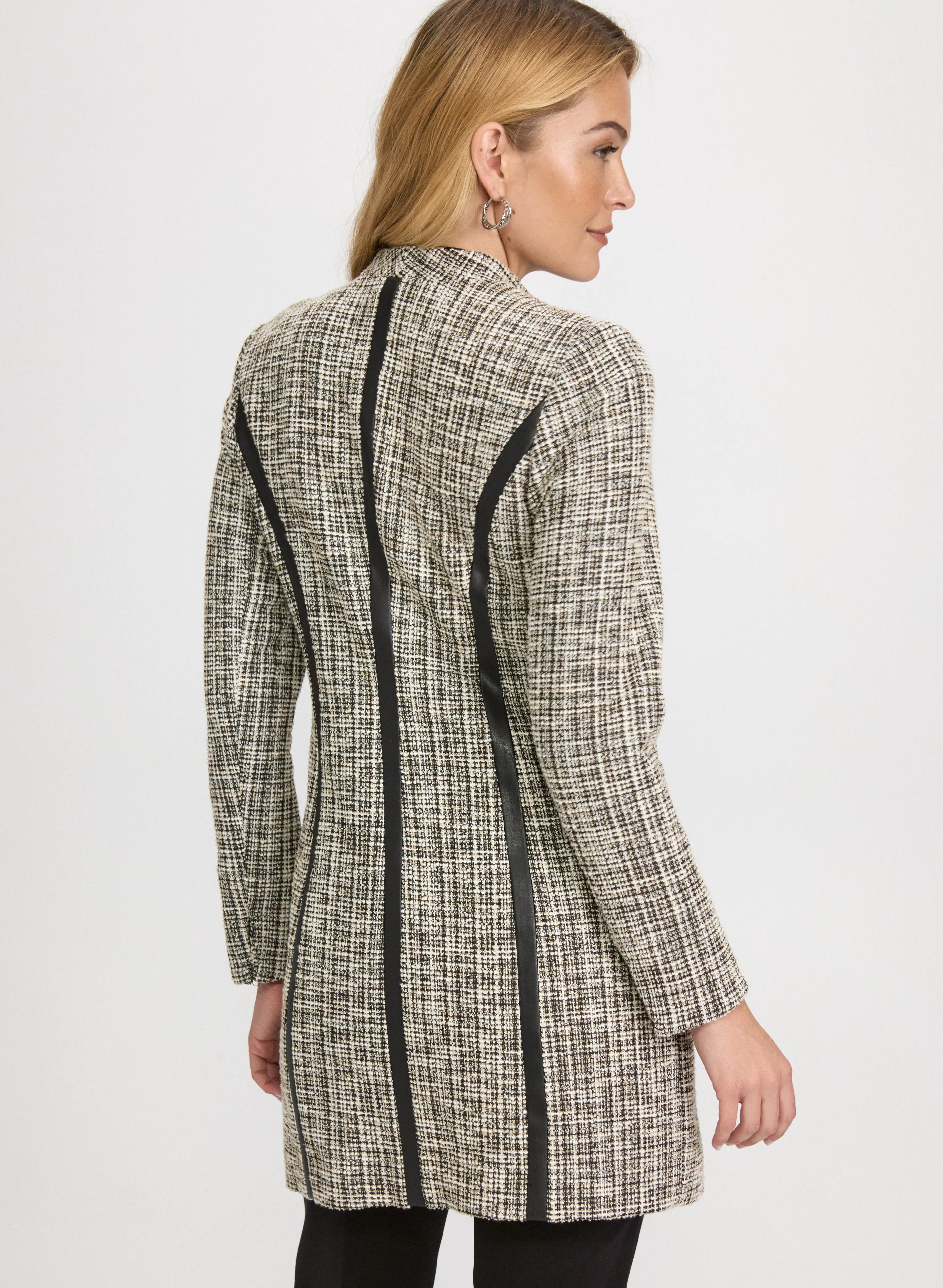 Tweed Open-Front Coat - Image 4