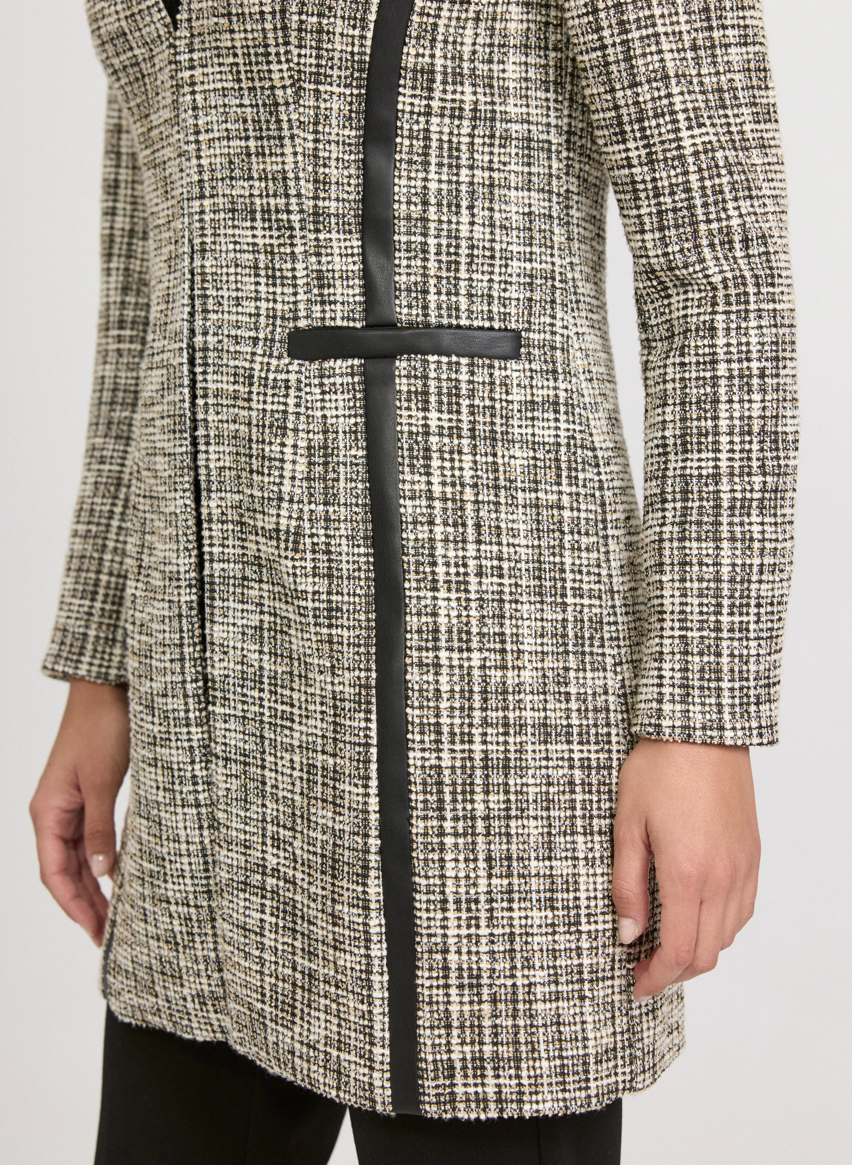 Tweed Open-Front Coat - Image 5