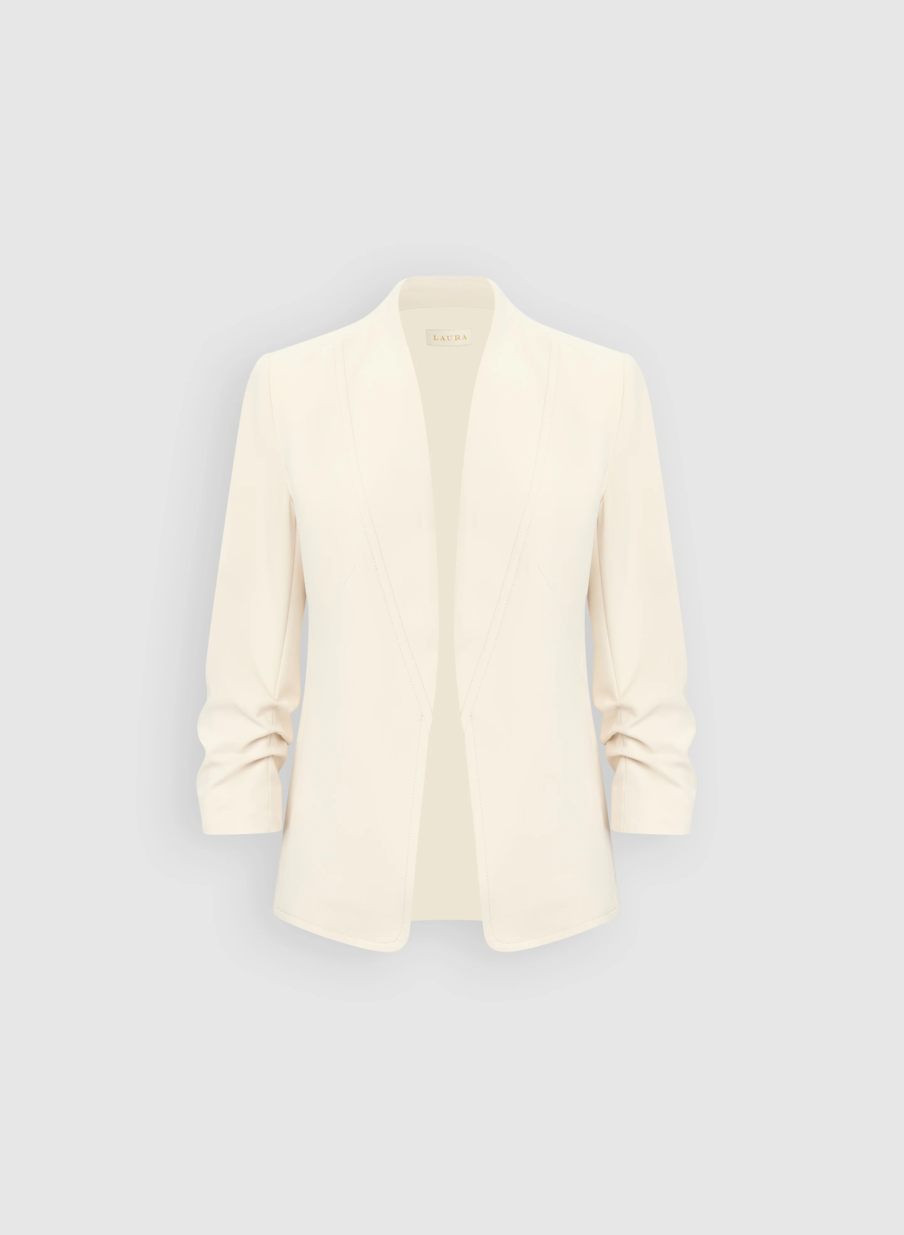 Twill 3/4 Sleeve Blazer - Image 6