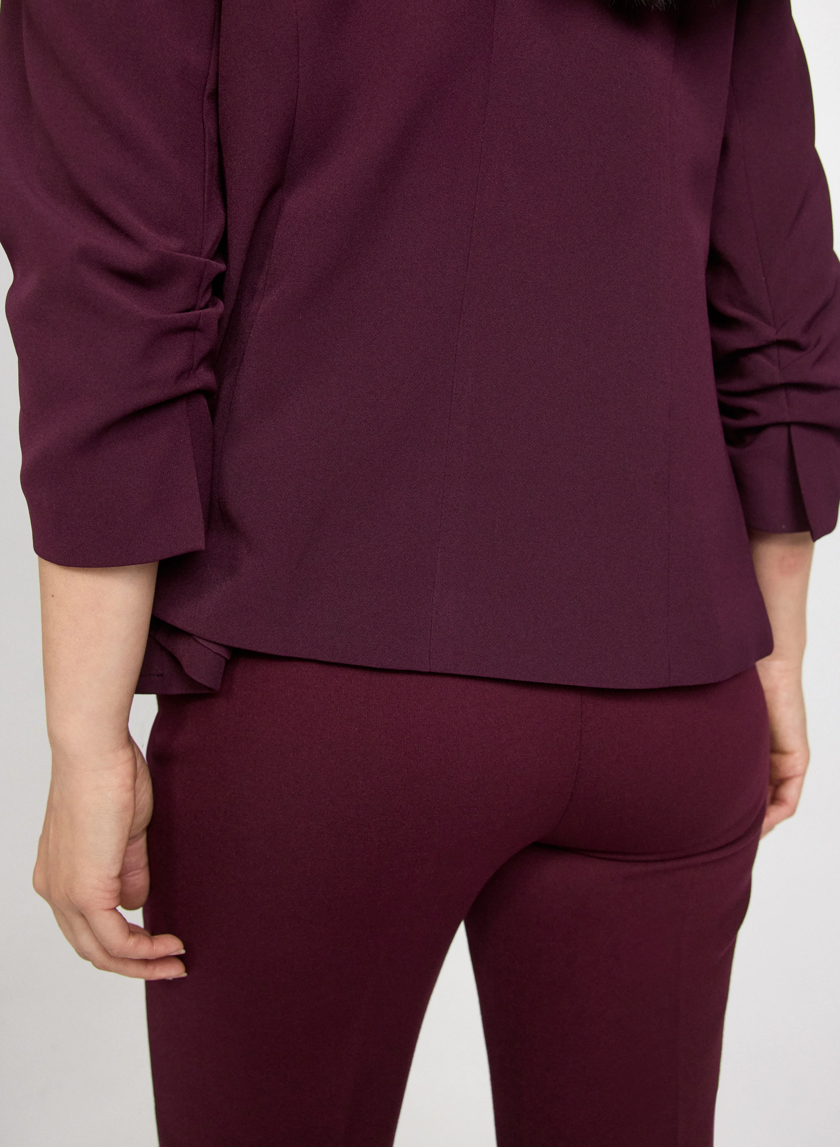 Twill 3/4 Sleeve Blazer - Image 6