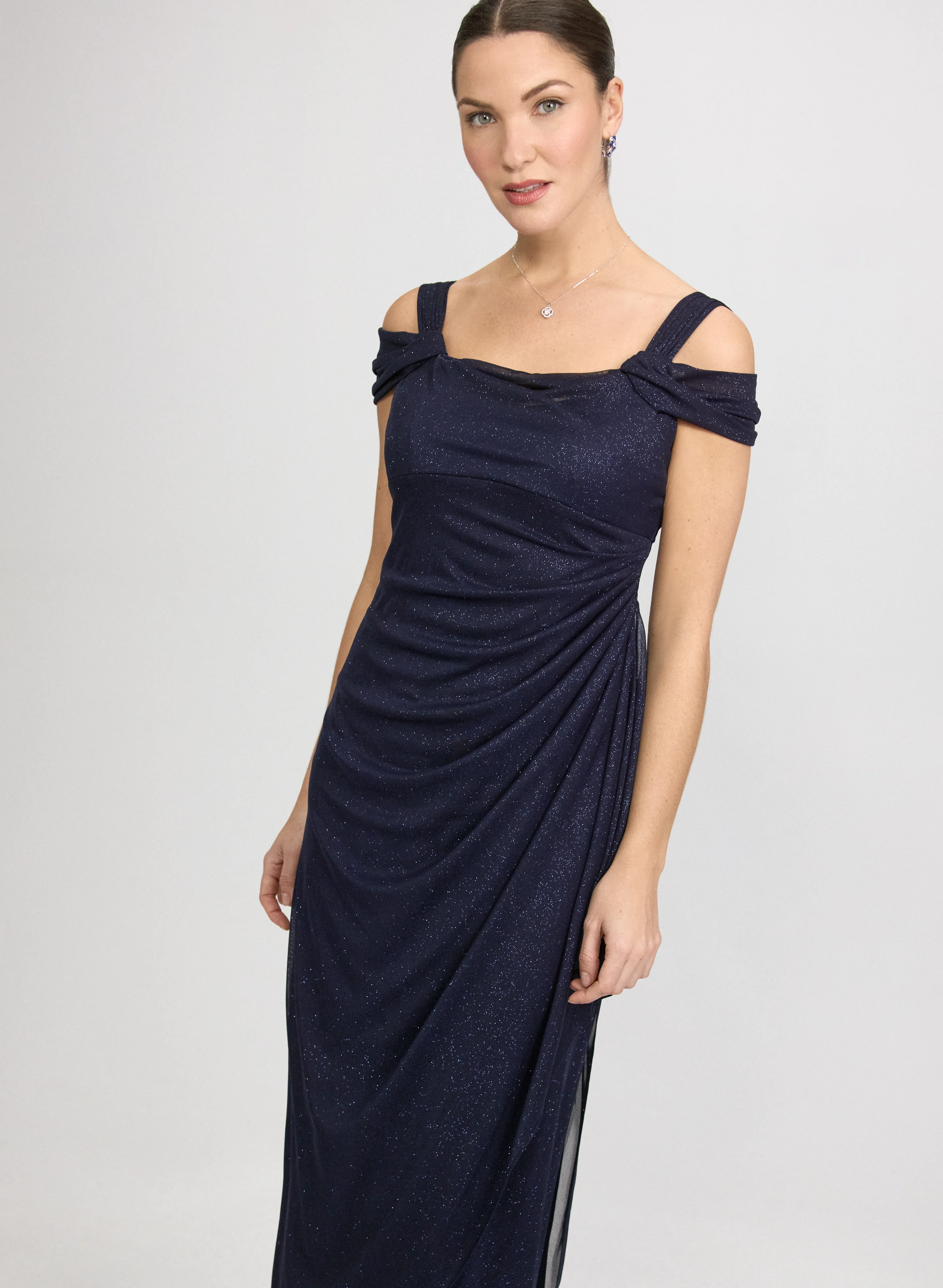 Twisted Cold-Shoulder Dress - Image 7