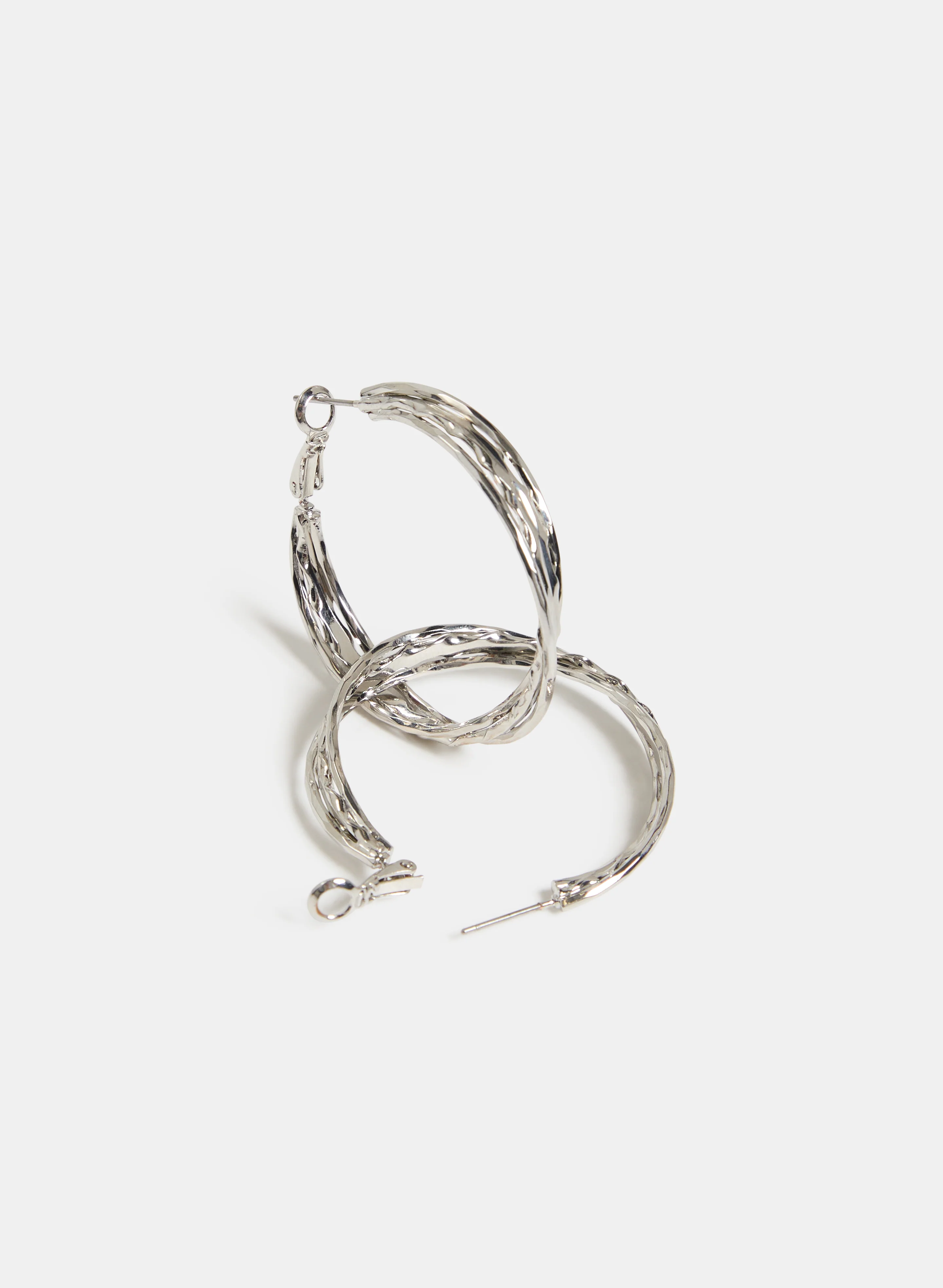Twisted Hoop Earrings - Image 2