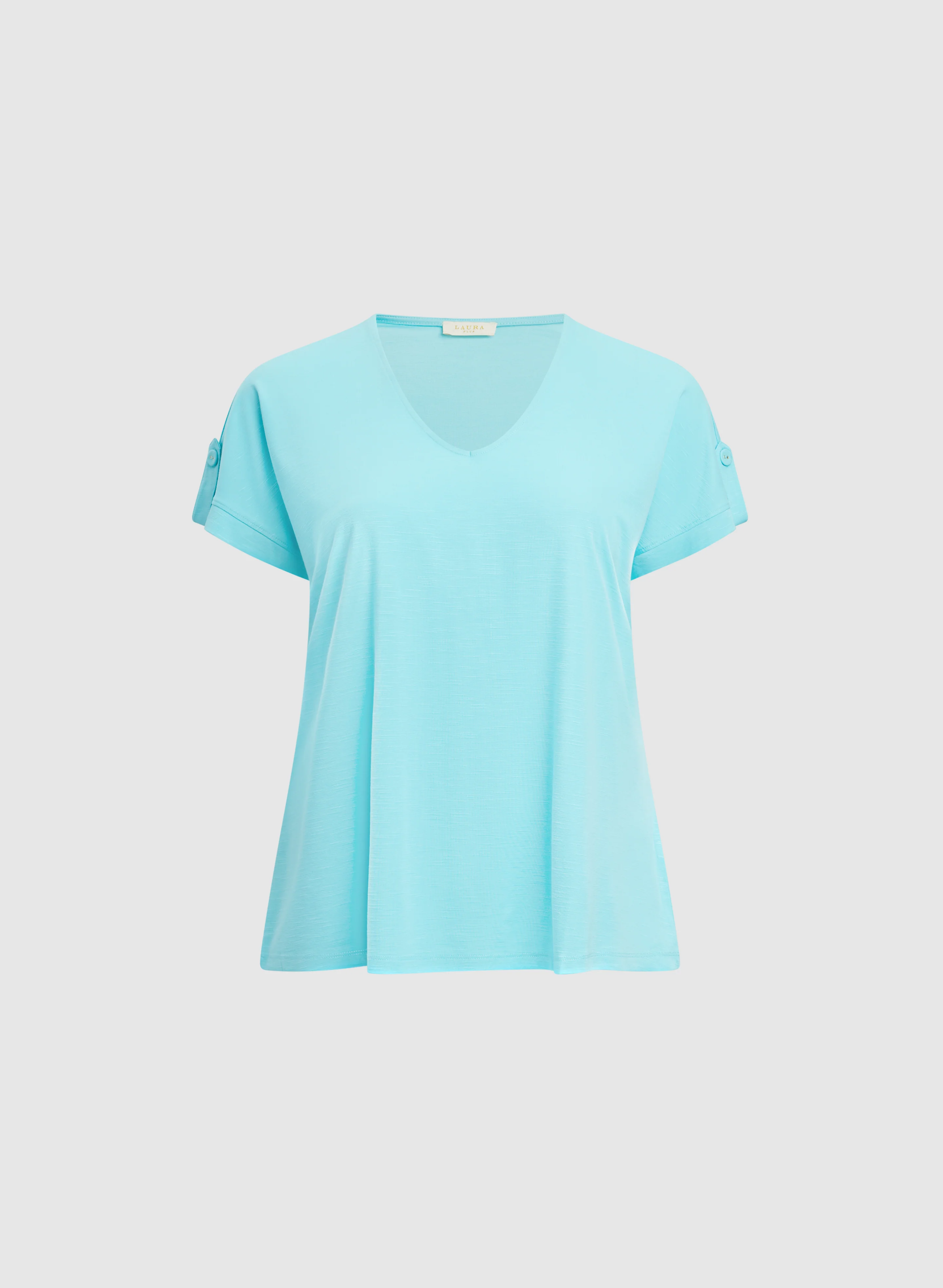 V-Neck Slub T-Shirt - Image 6