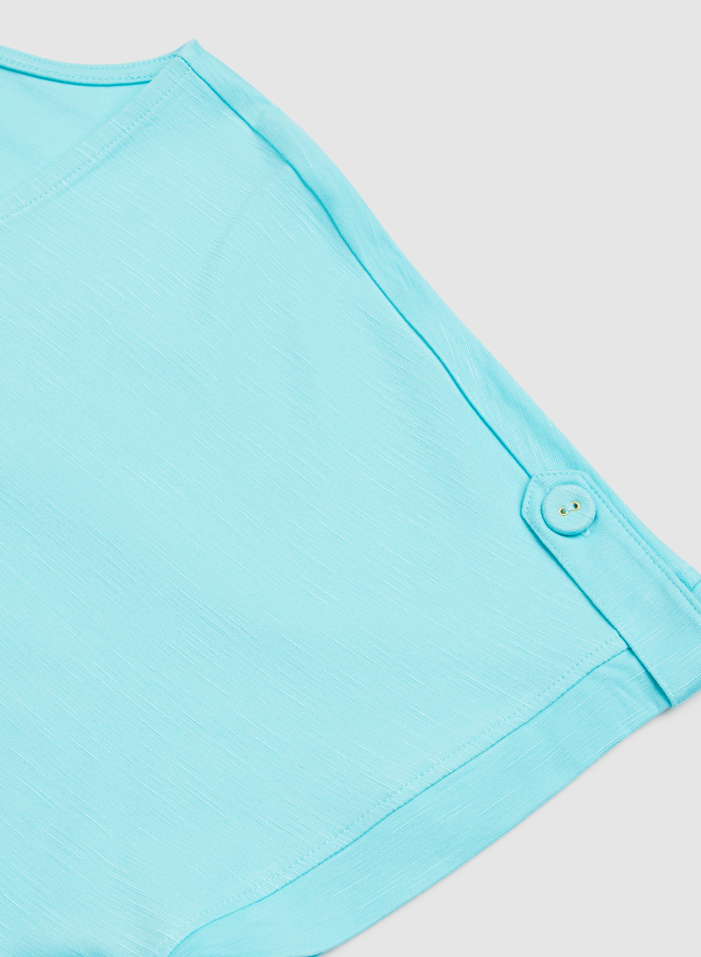 V-Neck Slub T-Shirt - Image 7