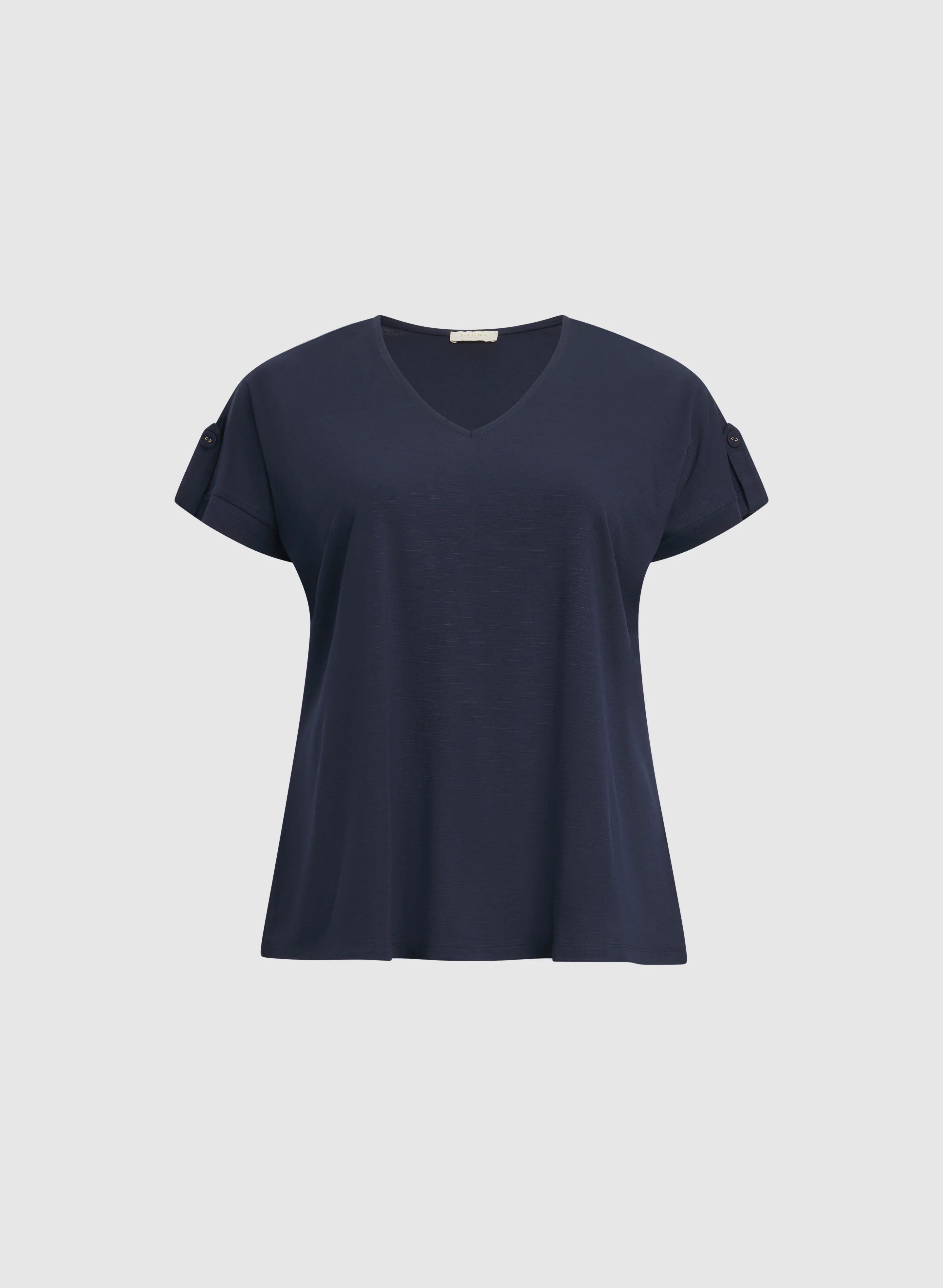 V-Neck Slub T-Shirt - Image 6