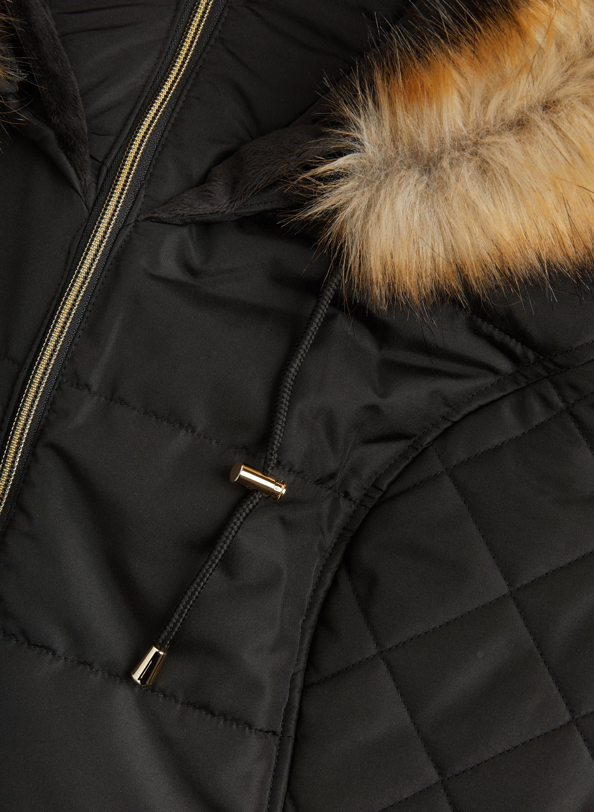 Vegan Down Quilted Coat - Image 6