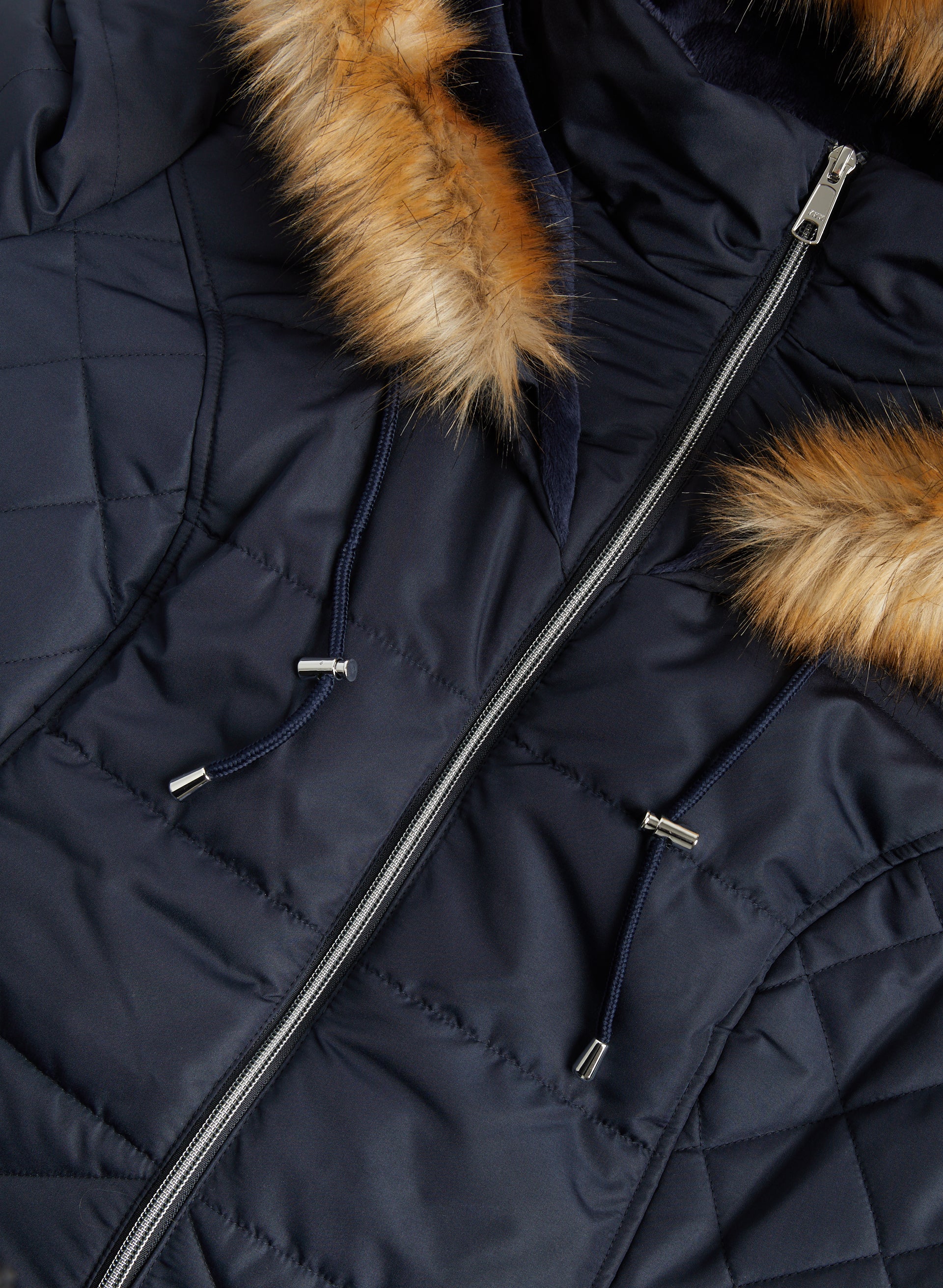 Vegan Down Quilted Coat - Image 6