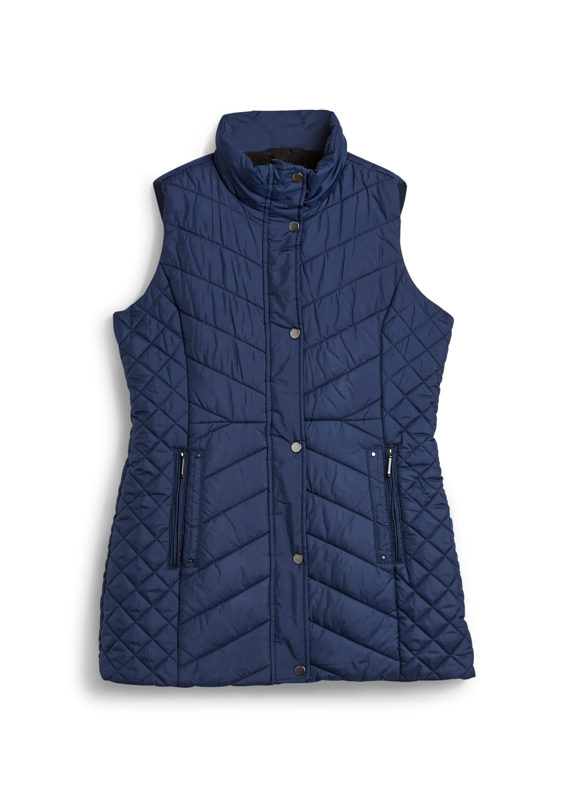 Vegan Down Quilted Vest - Image 5