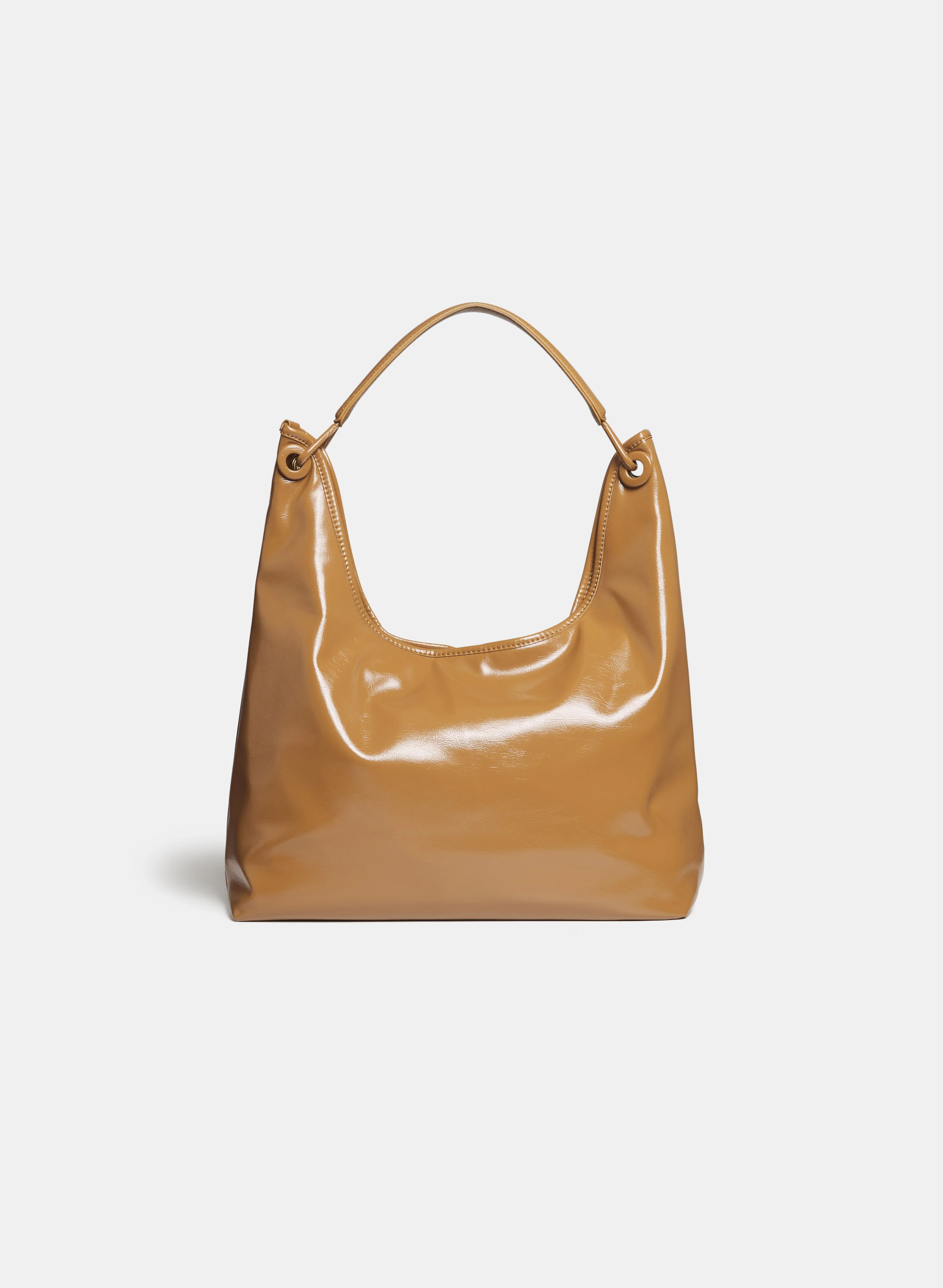 Vegan Leather Handbag & Pouch Set