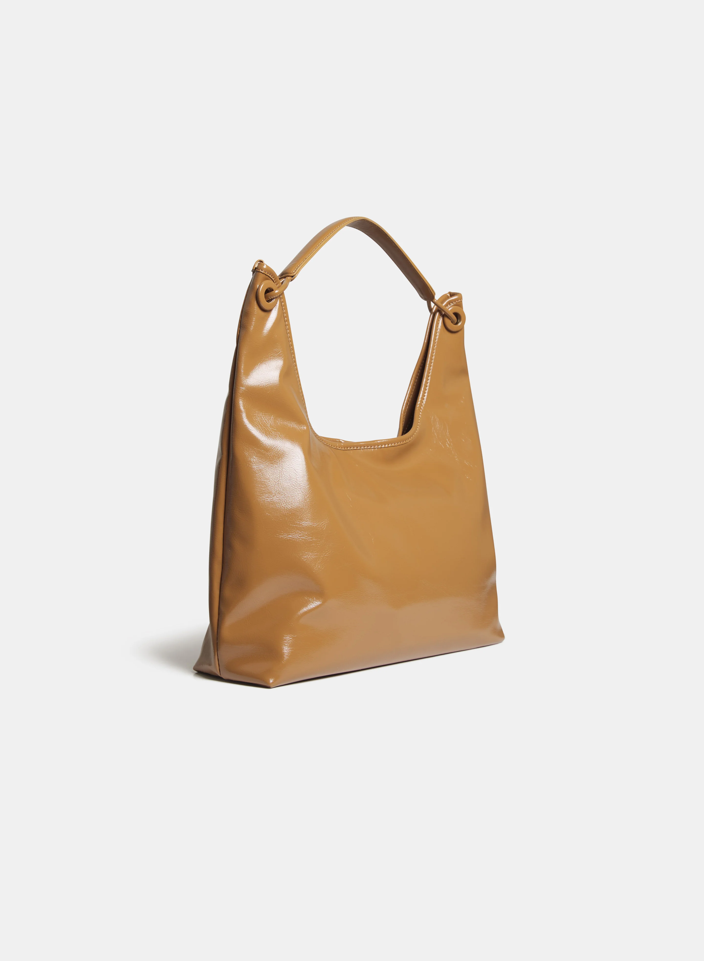Vegan Leather Handbag & Pouch Set - Image 5