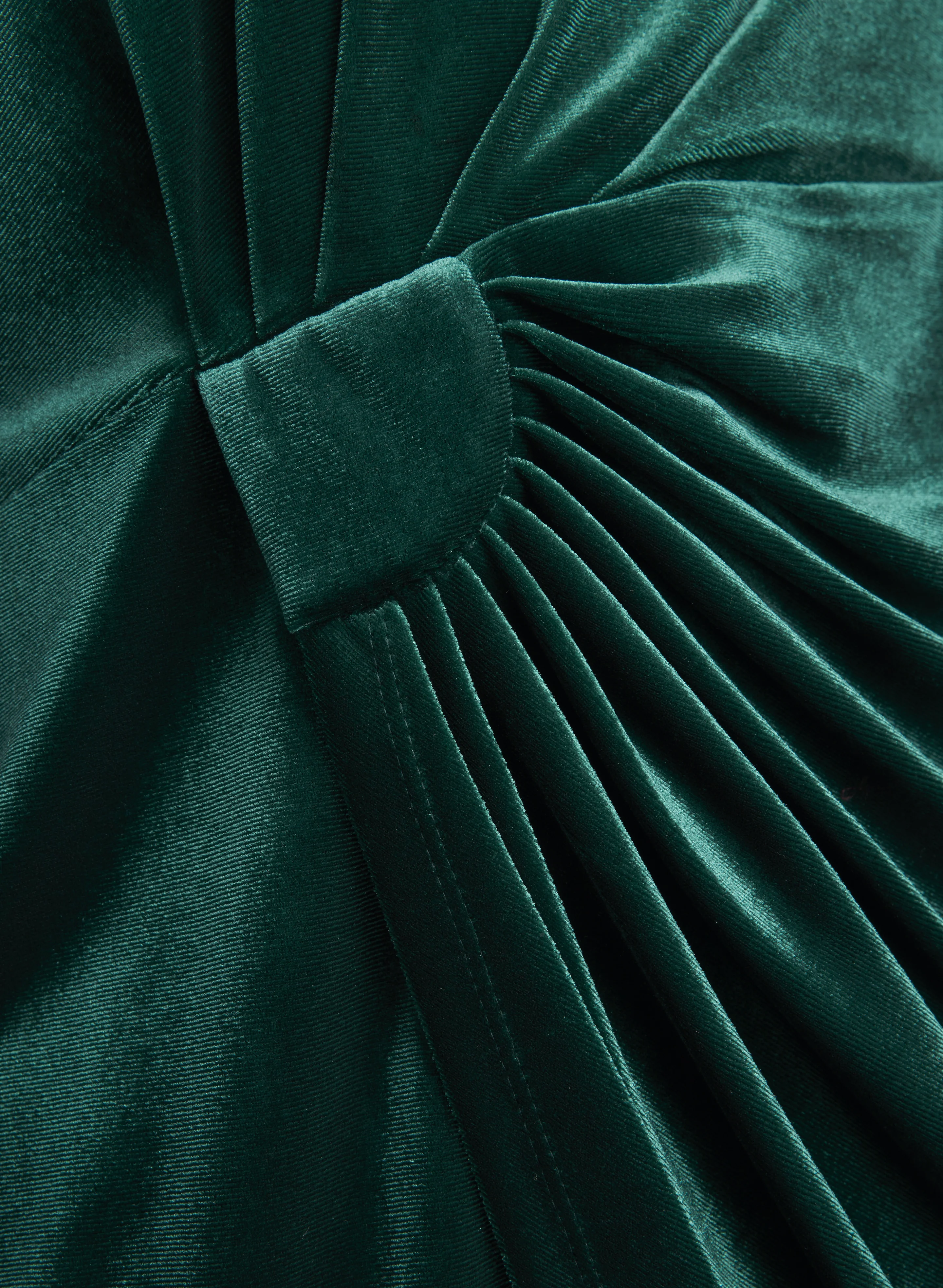 Velvet Overlay Dress - Image 7