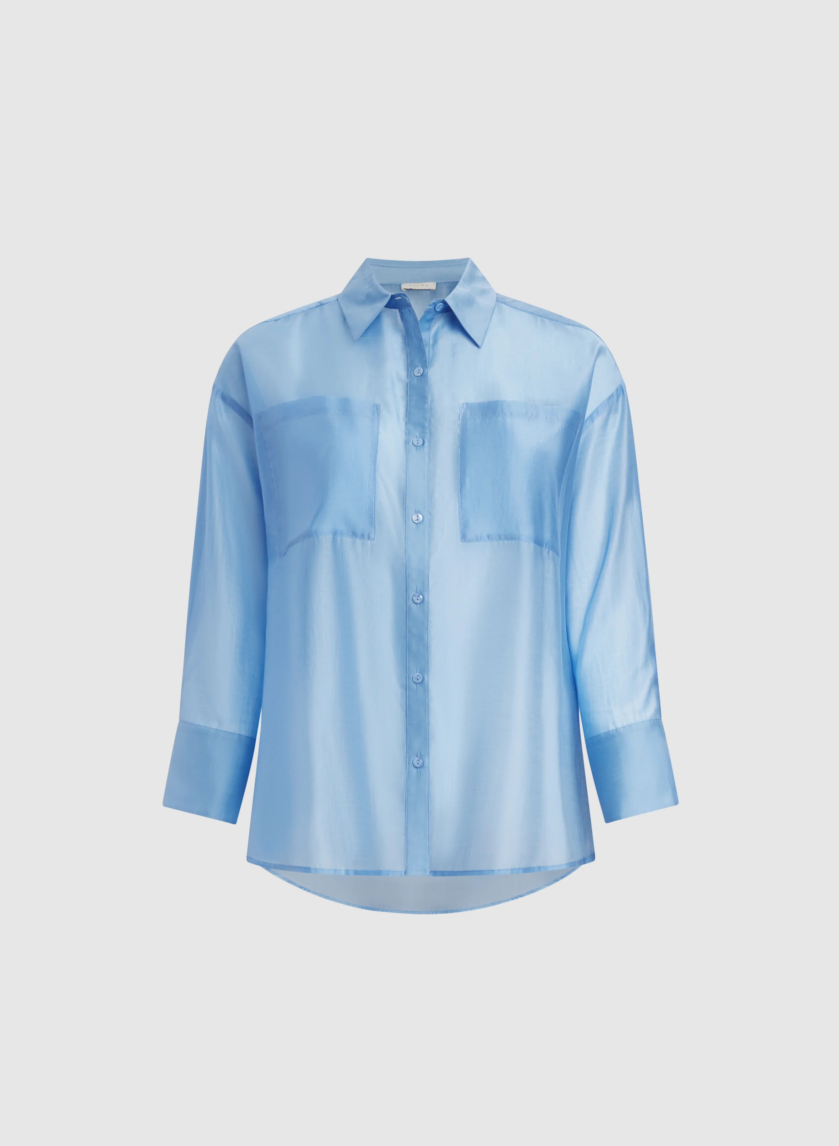 Voile Button-Down Blouse - Image 6